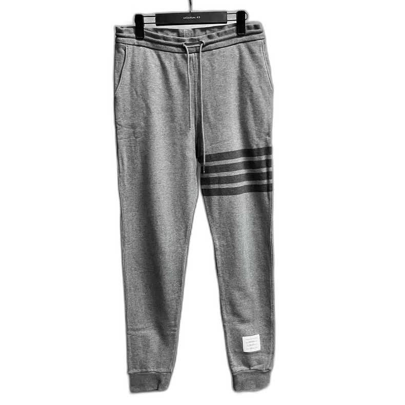 Thom Browne Gray Classic Stripe Athletic Pants