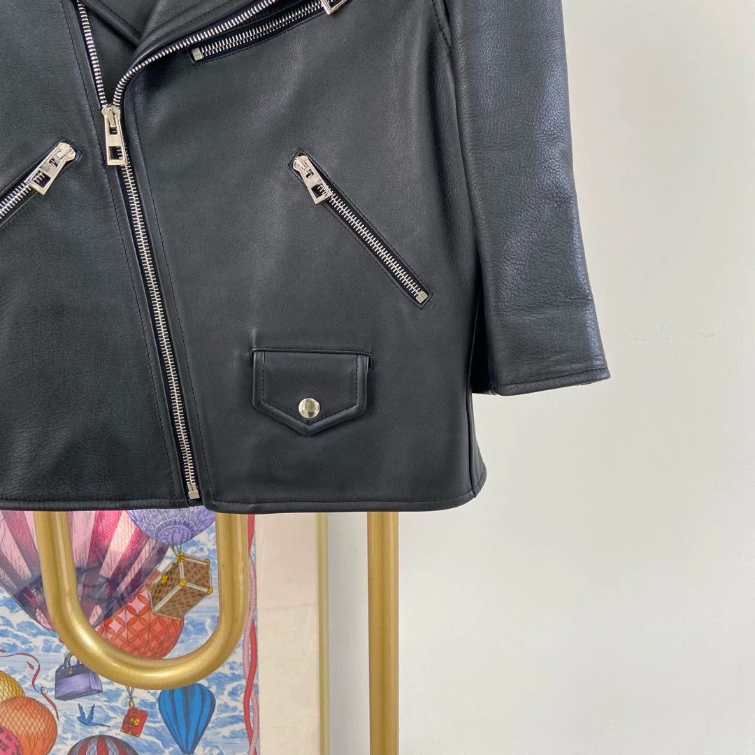 Loewe Loewe Black Leather Jacket 38 Size XS / US 0-2 / IT 36-38 - 4 Thumbnail