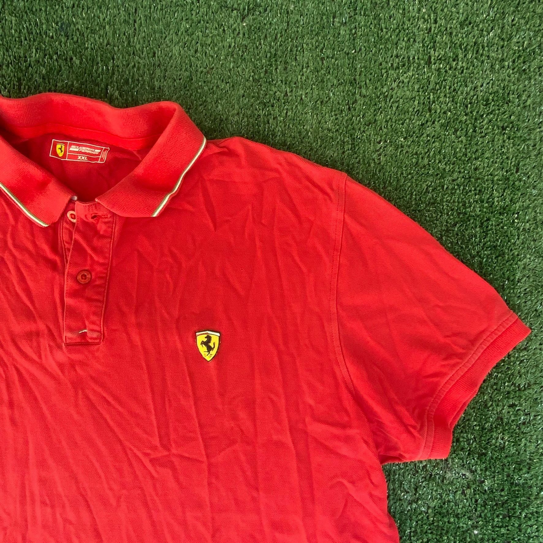 Ferrari Vintage Y2K Scuderia Ferrari Polo Shirt Formula 1 Uno Racing Size US L / EU 52-54 / 3 - 2 Thumbnail