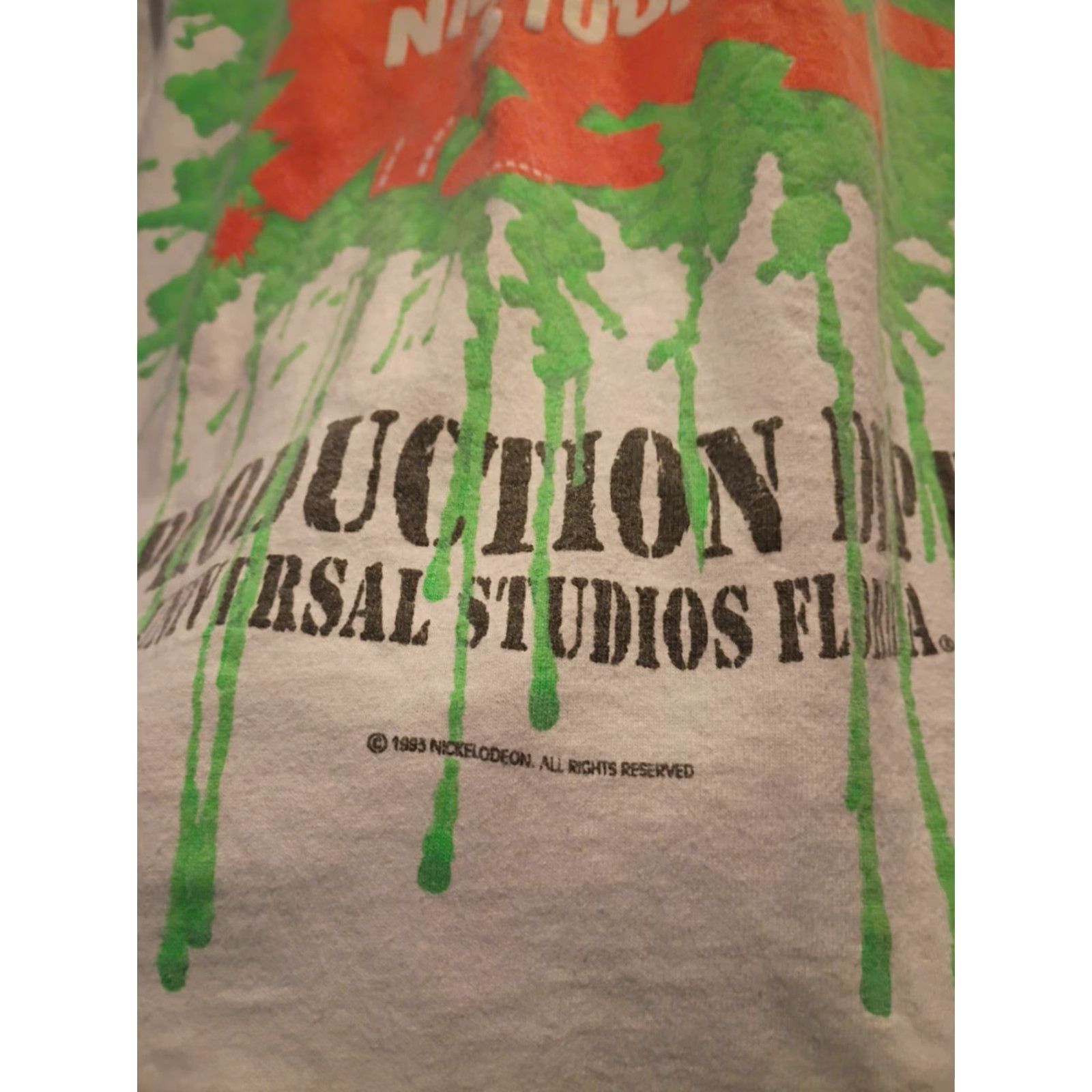 Anvil VINTAGE Anvil USA Nickelodeon Studios Slime T Shirt Florida White S Small Mens Shirts Size US S / EU 44-46 / 1 - 3 Thumbnail