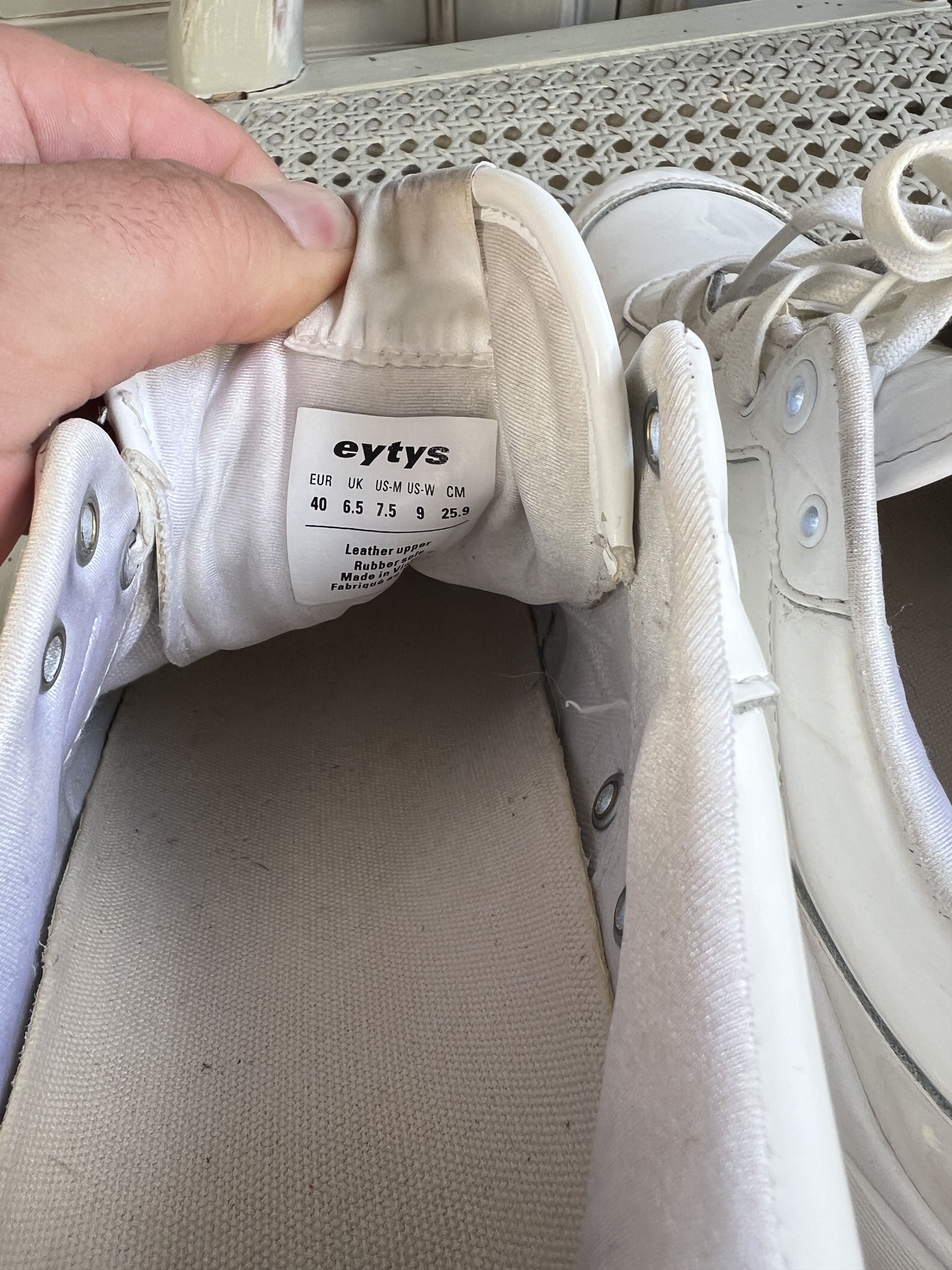 Eytys EYTYS WHITE PLATFORM SNEAKERS Size US 7.5 / EU 40-41 - 8 Thumbnail