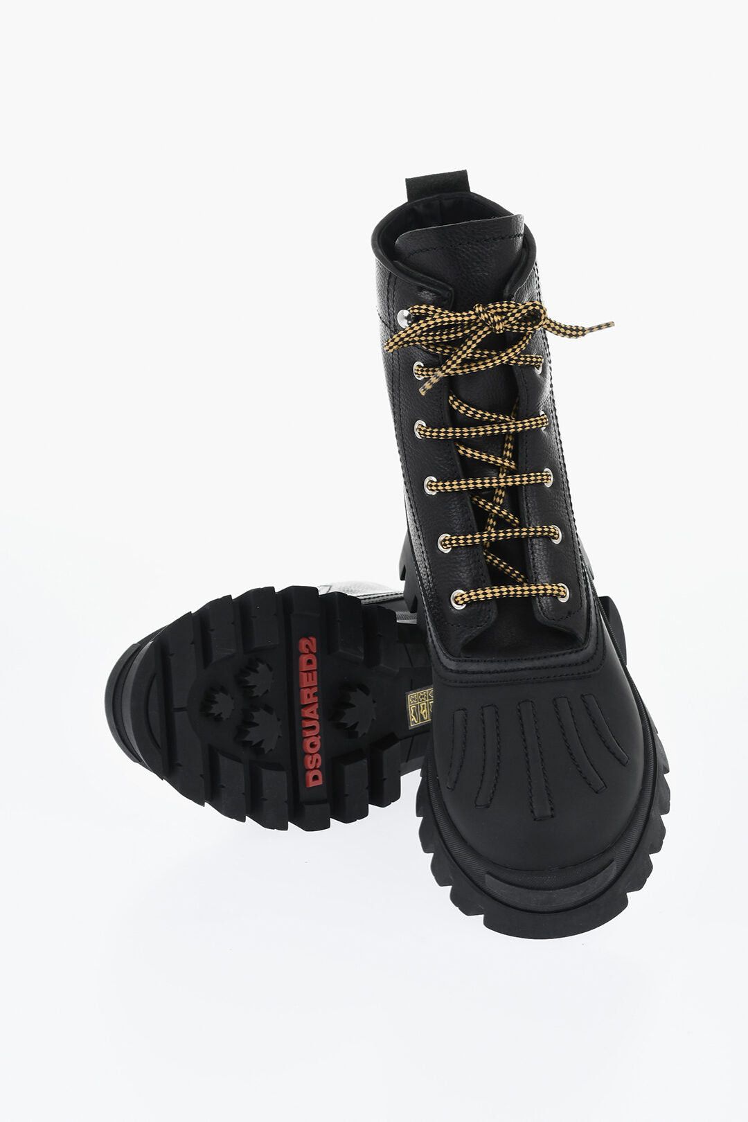 Dsquared2 Anfini Leather Solid-Color with Contrasting Laces Size US 8 / EU 41 - 1 Thumbnail