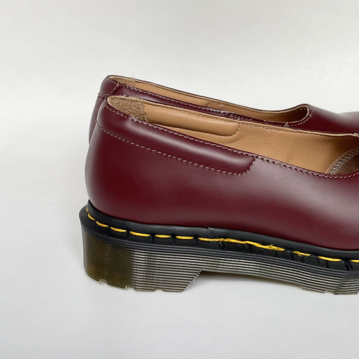 Comme des Garcons × Dr. Martens Cherry Red Leather ‘Mie Pump’ Shoes Size US 6 / IT 36 - 4 Thumbnail