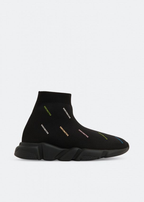 Balenciaga o1mt1gz1224 KIDS - Speed Allover Logo Recycled Sneakers Size US 5 / EU 37 - 1 Thumbnail