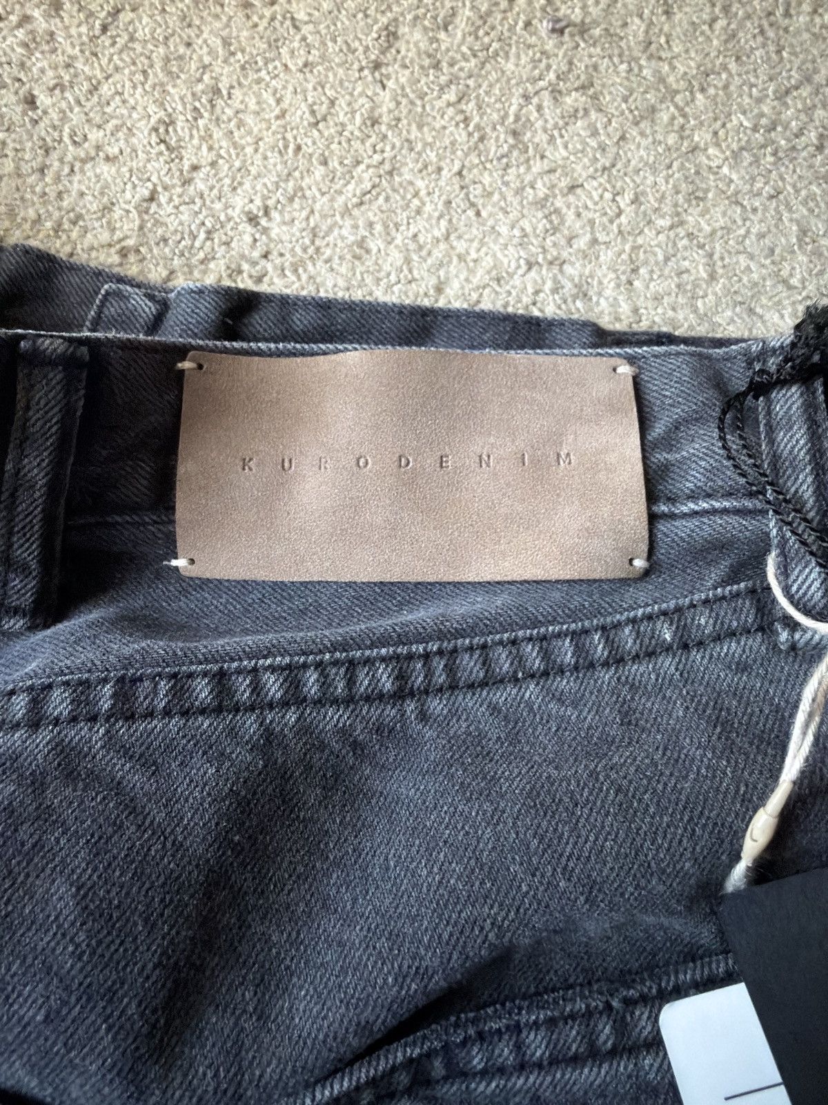 KURO KURO Crossed Black Jeans size 32 Size US 32 / EU 48 - 4 Thumbnail