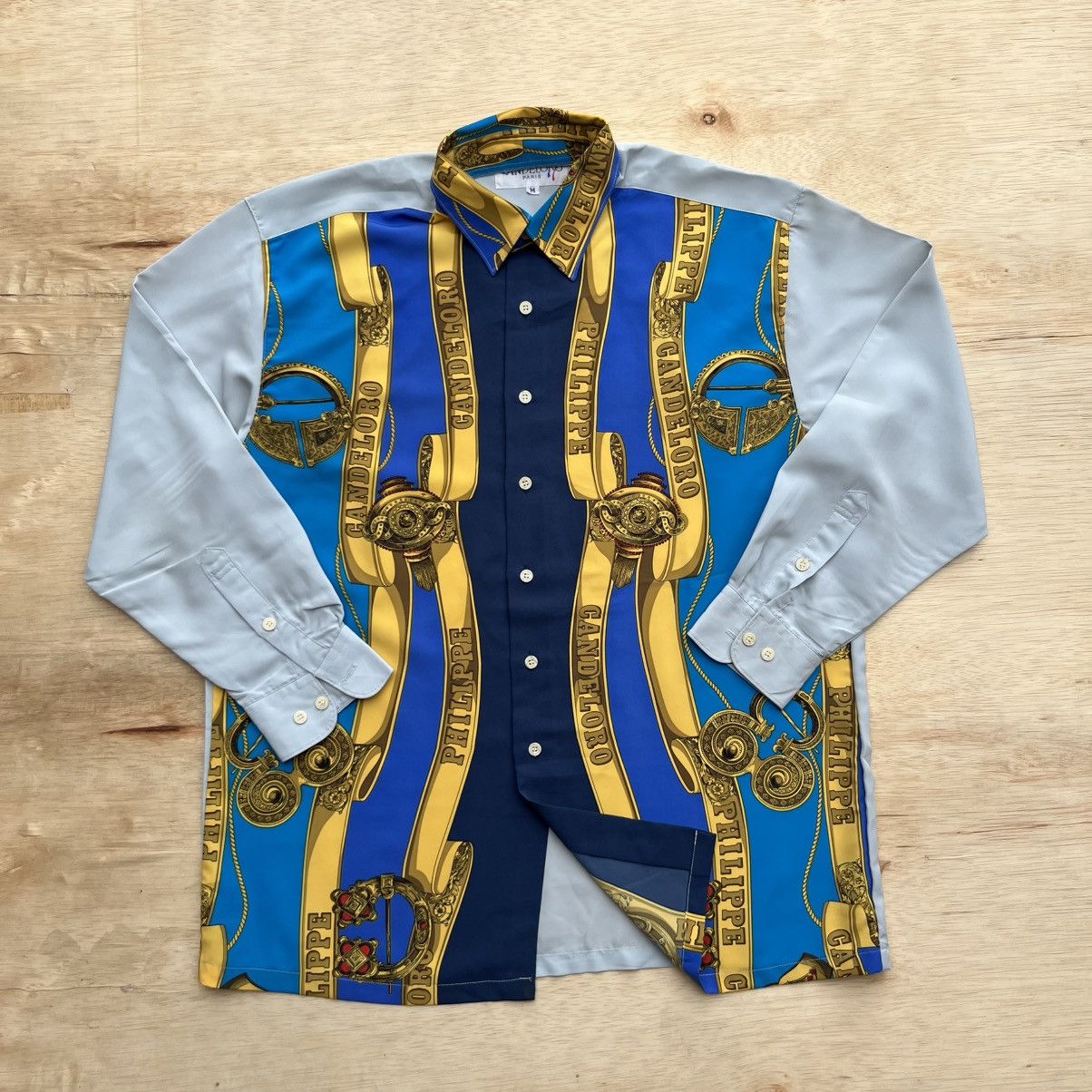 Other PHILIPPE CANDELORO PARIS LUXURY VINTAGE SILK CLASSIC SHIRT Size US M / EU 48-50 / 2 - 1 Thumbnail