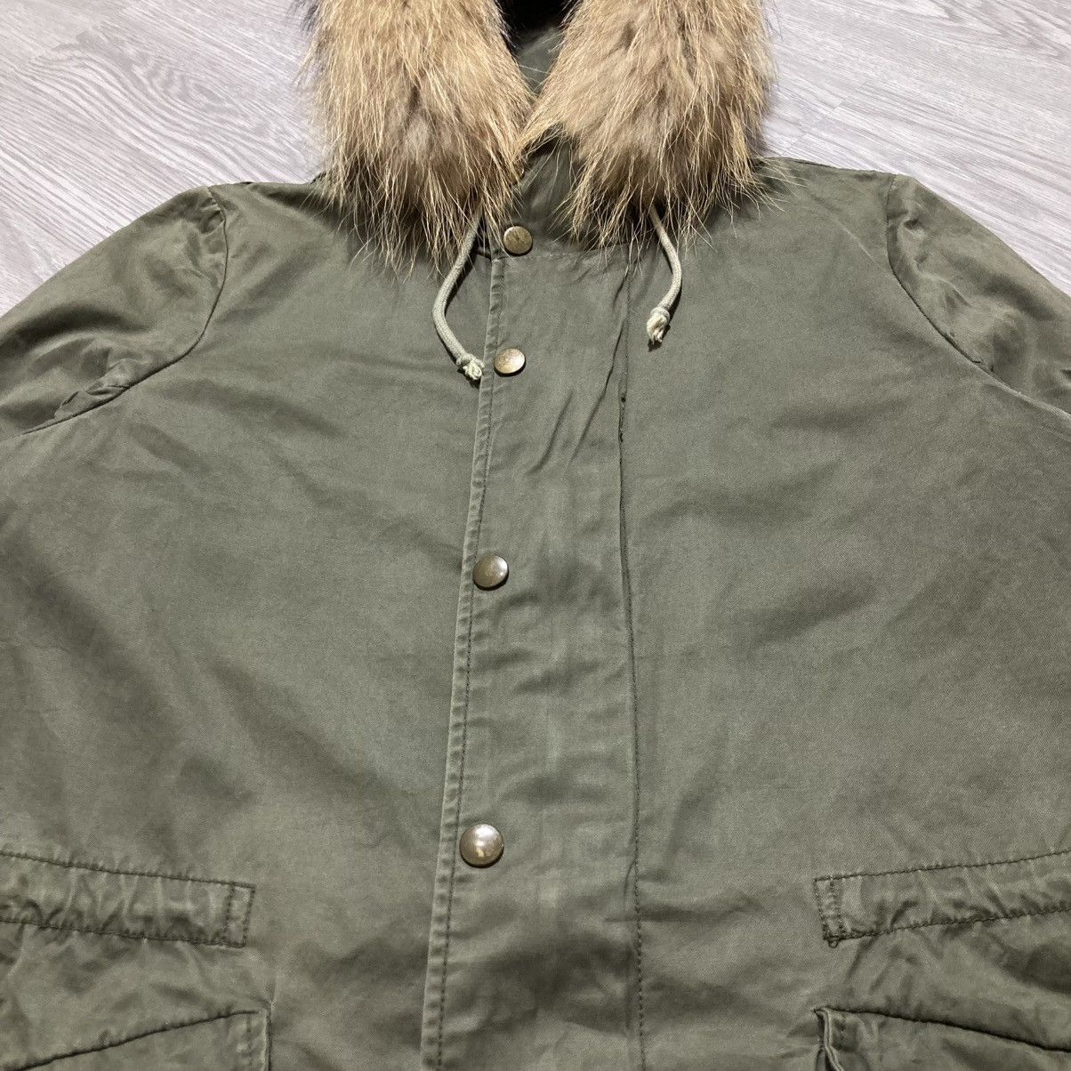 Japanese Brand 2000s Archives Parka Fur Jacket Military Green Army Size US M / EU 48-50 / 2 - 8 Thumbnail
