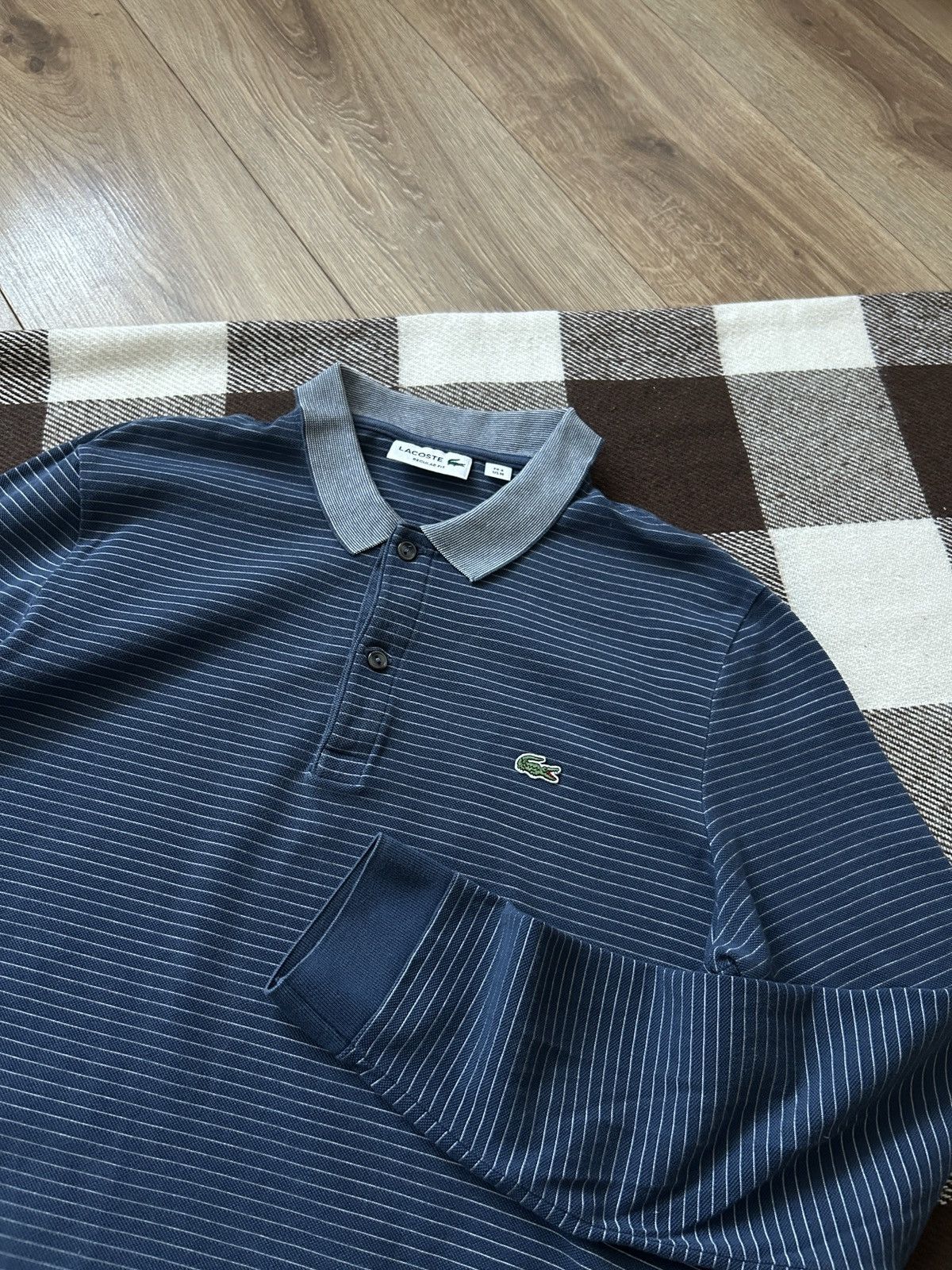 Lacoste Lacoste stripped long-sleeved mens old money Size US M / EU 48-50 / 2 - 2 Thumbnail