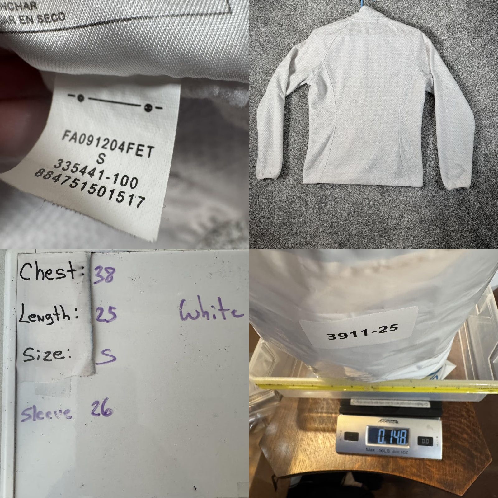Nike Nike Golf Jacket Women Small White Full Zip Pockets 335441-100 Preppy Athleisure Performance Size S / US 4 / IT 40 - 9 Thumbnail