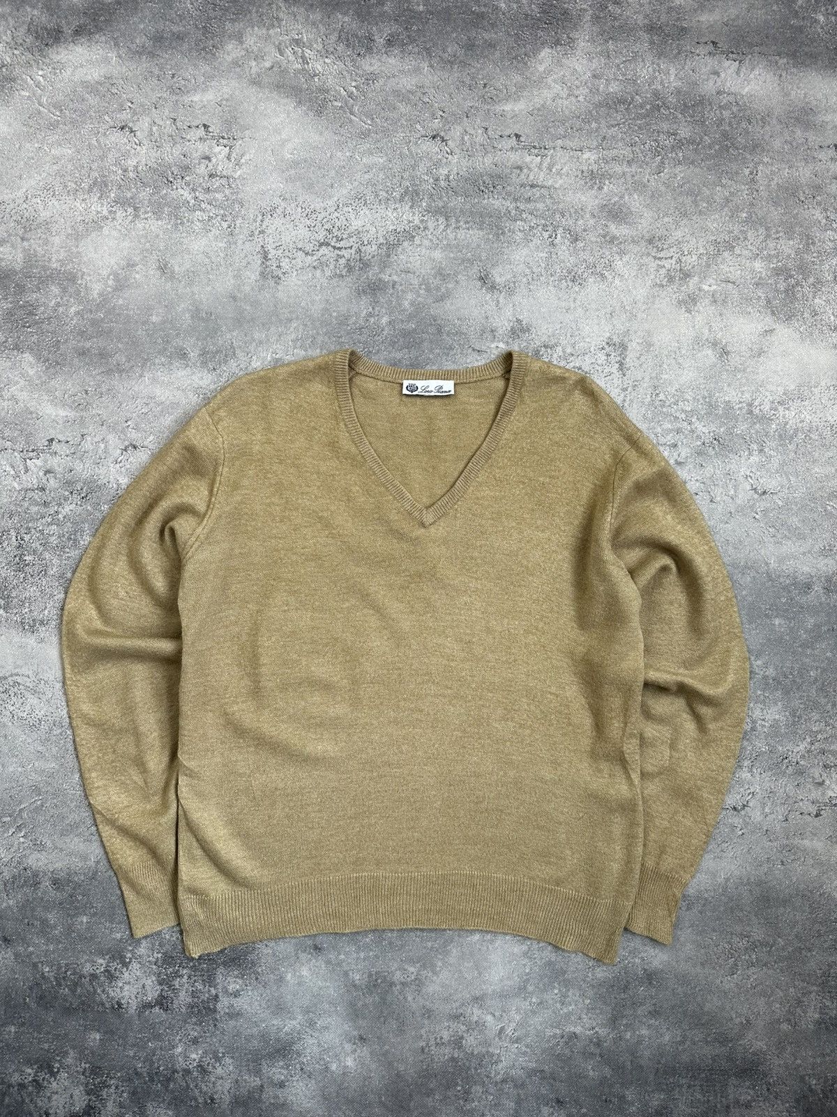 Loro Piana Loro Piana Lana Wool Beige Sweater Vintage Size US S / EU 44-46 / 1 - 2 Thumbnail