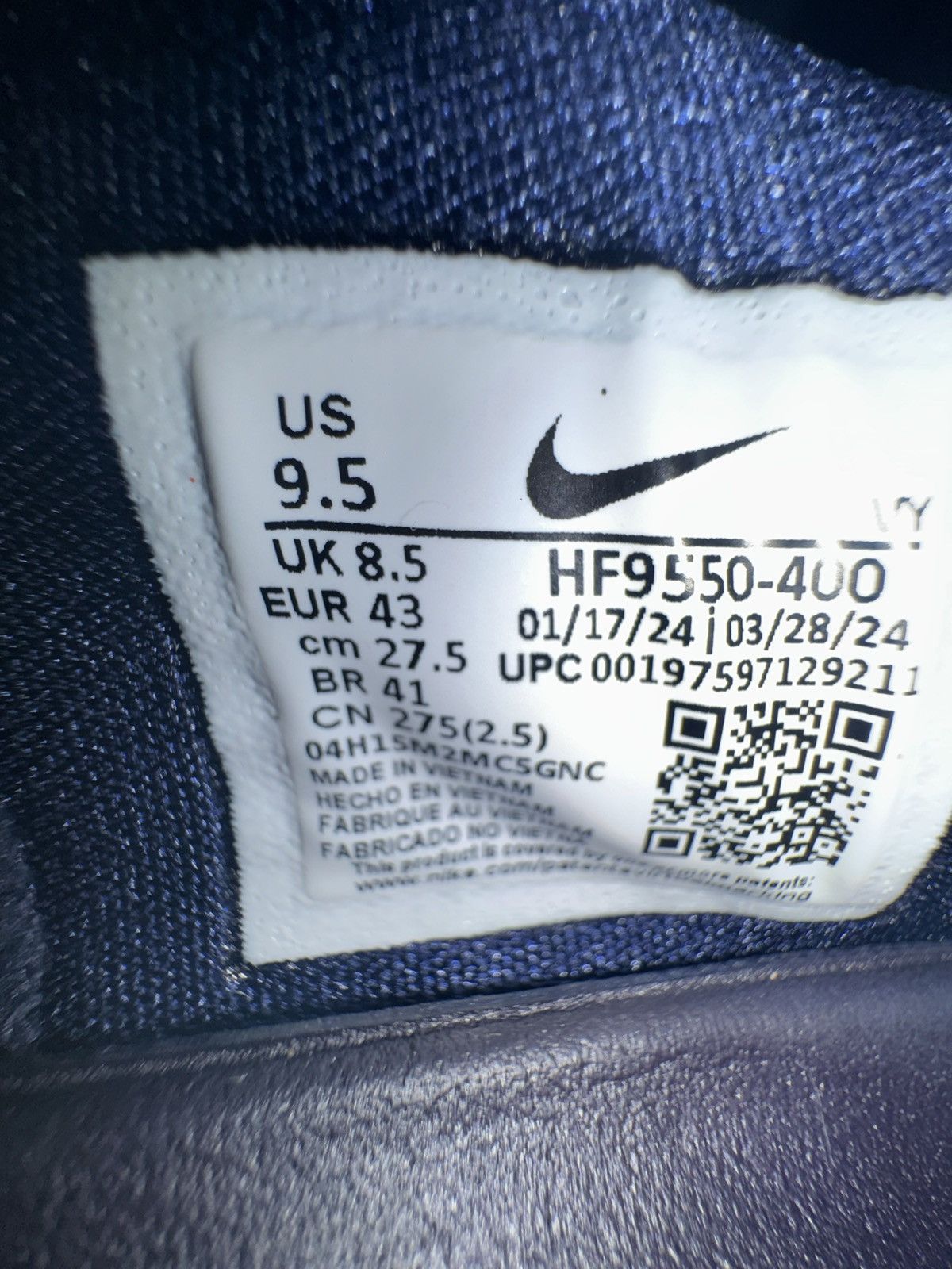 Nike Nike Kobe VIII Protro “College Navy” Size US 9.5 / EU 42-43 - 6 Thumbnail