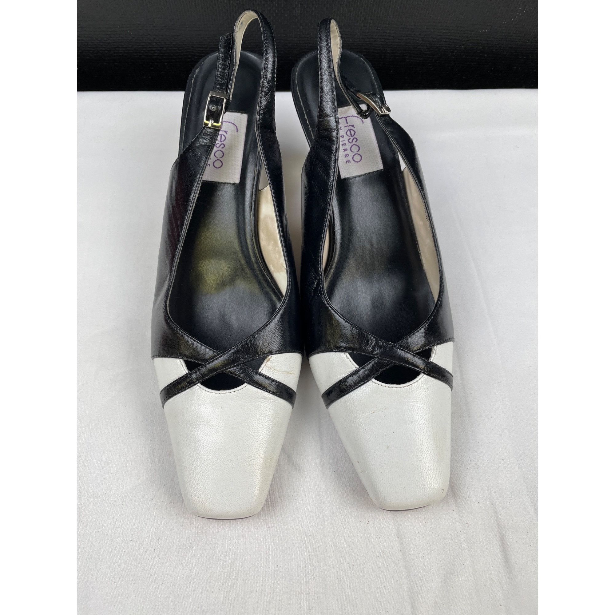 Other Fresco by Pierre Women's Black & Whites shoes/ Heels 3" Size Size US 7.5 / IT 37.5 - 1 Thumbnail
