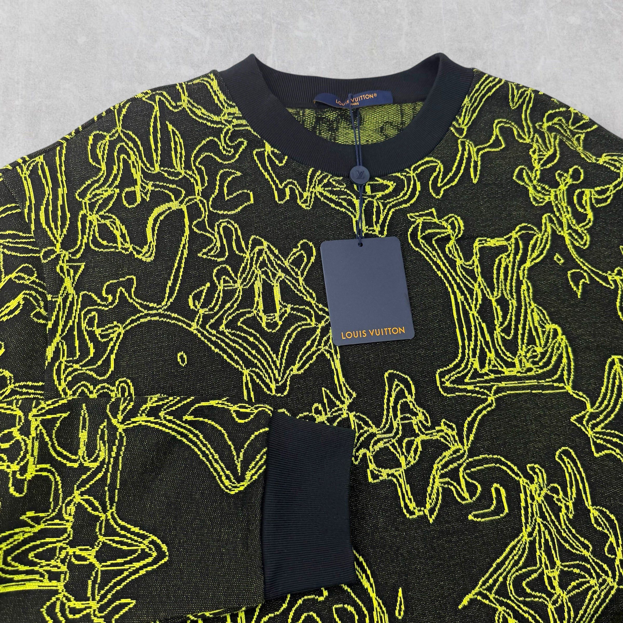 Louis Vuitton Louis Vuitton Wavy Monogram Crewneck M Size US M / EU 48-50 / 2 - 3 Thumbnail