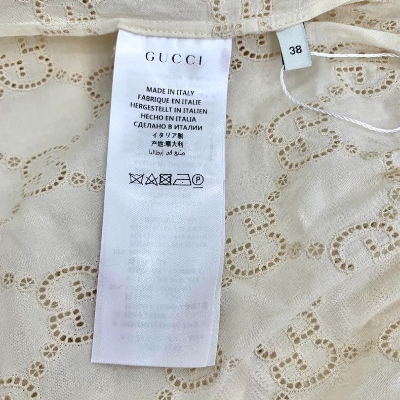 Gucci Gucci Beige Double G Print Dress-2506 Size US M / EU 48-50 / 2 - 7 Thumbnail