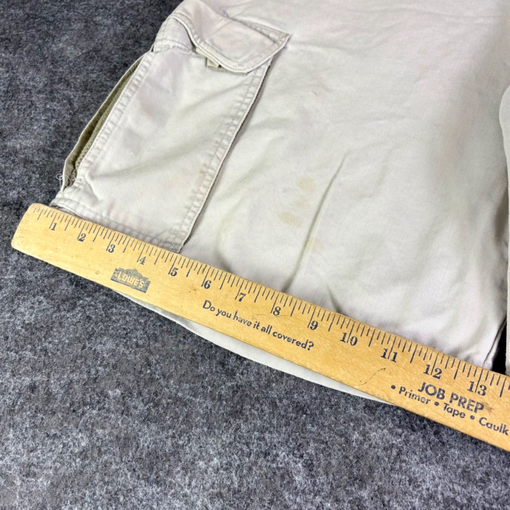Quiksilver Quiksilver Cargo Shorts Size 36 Men Beige Cotton Twill Relaxed Cotton Cargo Pocket 90s Vintage Incel? Size US 36 / EU 52 - 3 Thumbnail