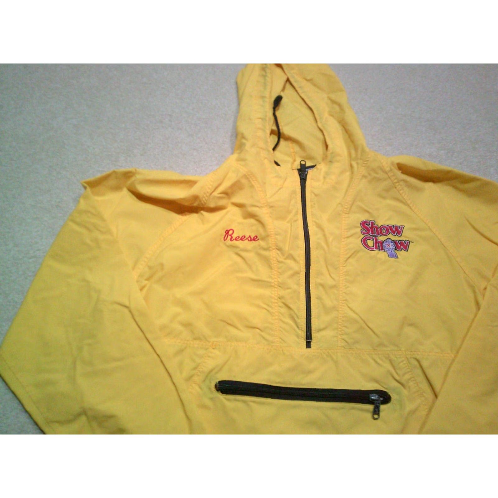 Vintage VINTAGE Sportsmaster Jacket 90s Dog Show Medium Yellow Women M Casual Solid Long Sleeve Cotton Light Weight | Mens Womens? Size M / US 6-8 / IT 42-44 - 5 Thumbnail