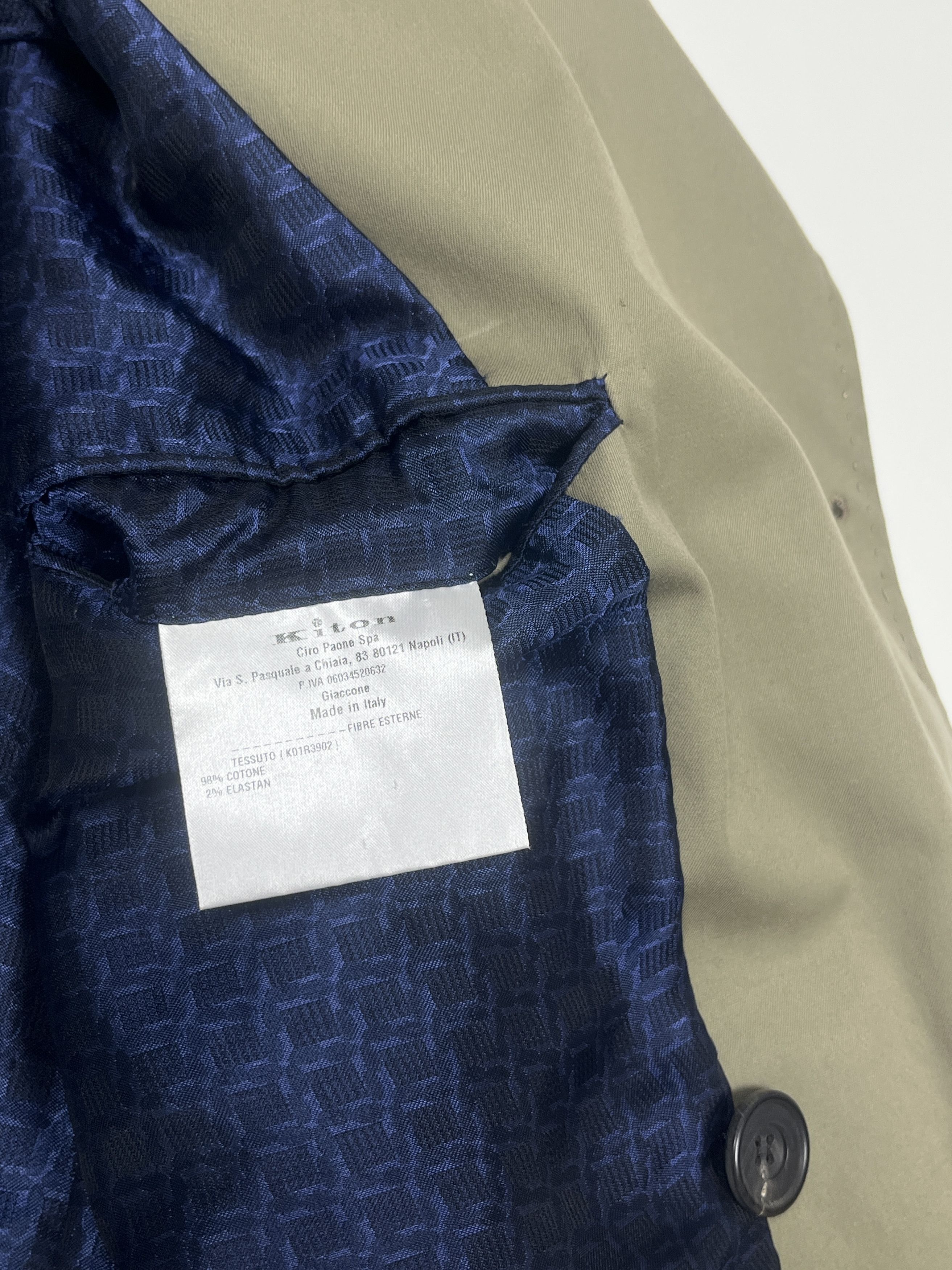 Kiton Kiton Trench Coat / Size 50 / Near New Condition Size US L / EU 52-54 / 3 - 7 Thumbnail