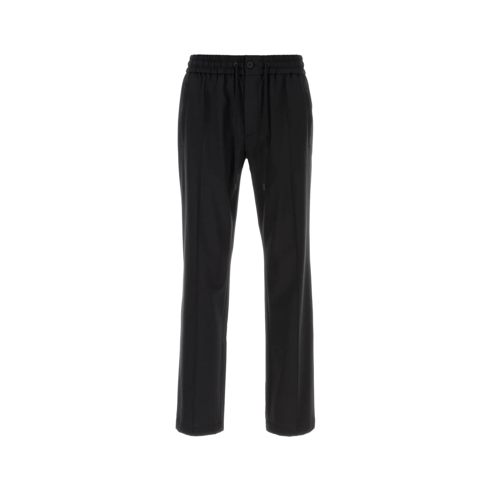 Dolce & Gabbana DOLCE&GABBANA Black Stretch Wool Blend Pants New & Authentic Size US 36 / EU 52 - 1 Thumbnail