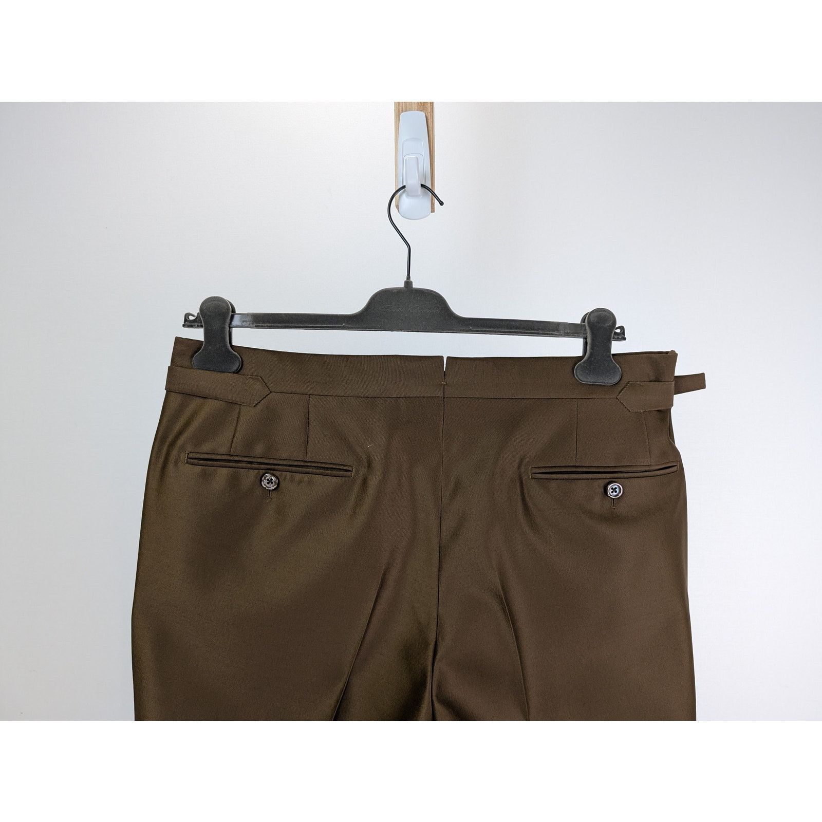 Tom Ford o1rshd1 Men's Suits Blazer Pants in Brown Size US L / EU 52-54 / 3 - 15 Thumbnail