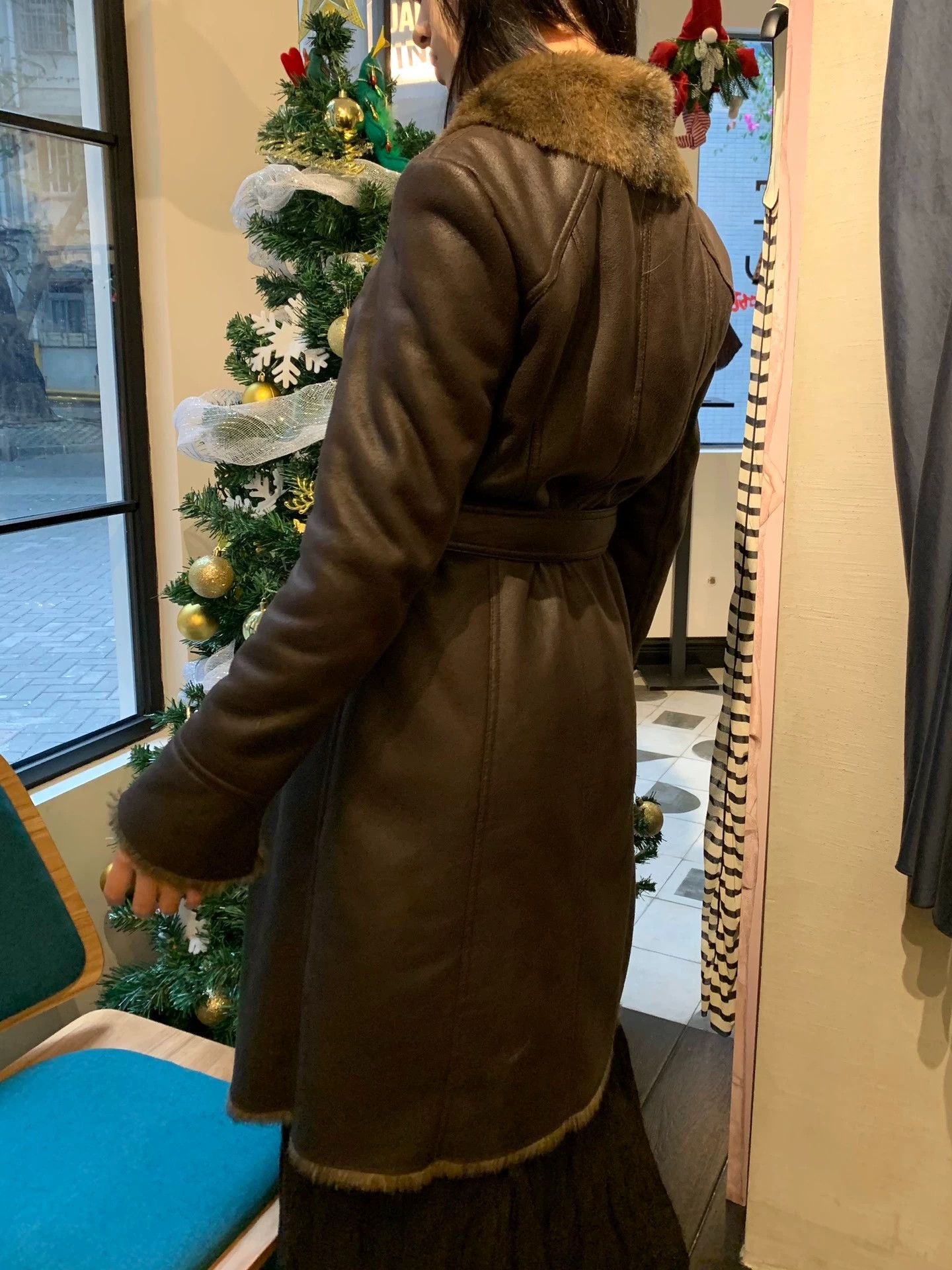 Balmain Balmain Suede Eco-Fur Coat 38 Size XS / US 0-2 / IT 36-38 - 7 Thumbnail