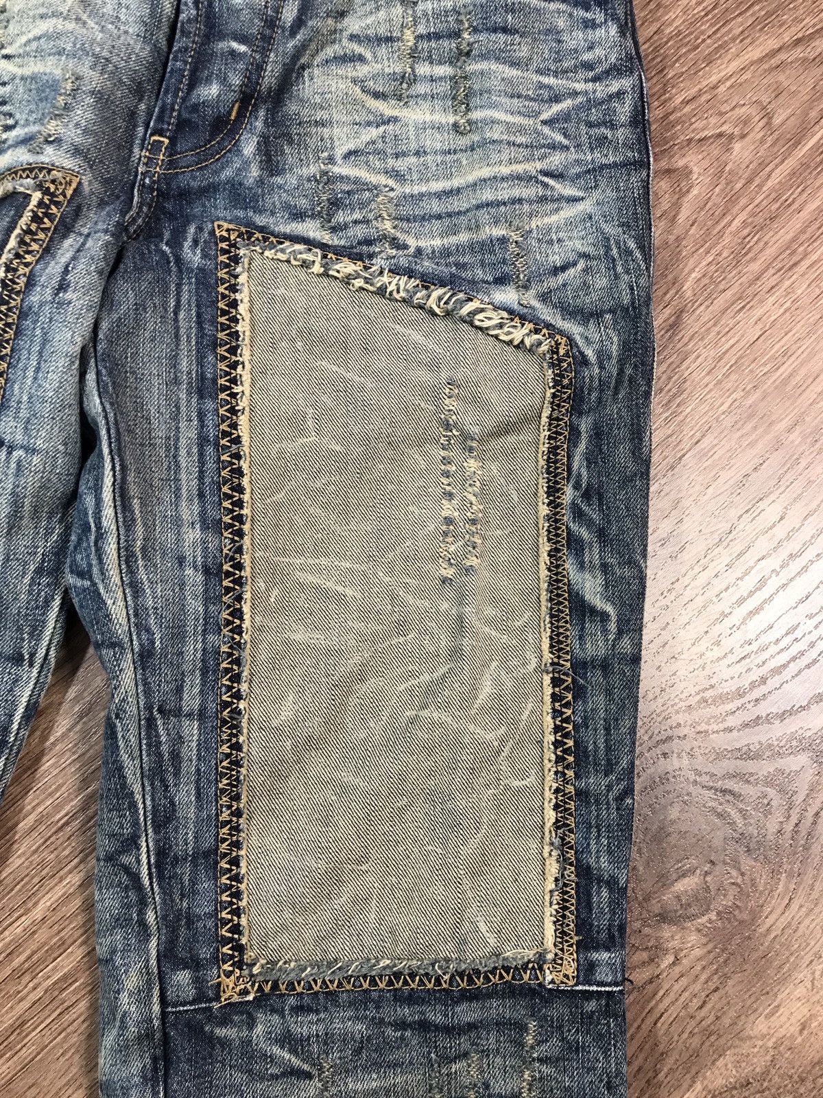 Japanese Brand × Vintage Vintage Distressed Denim Pants Jeans Size 28" / US 6 / IT 42 - 6 Thumbnail