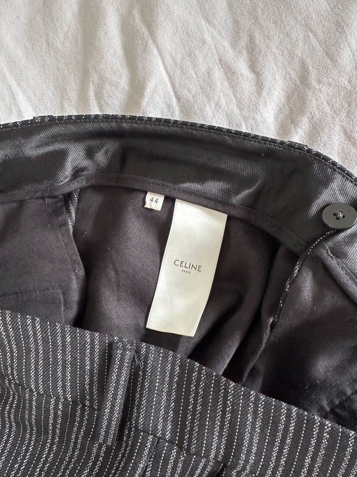Celine × Hedi Slimane Celine English Stripes Classic Pants Size US 28 / EU 44 - 5 Thumbnail