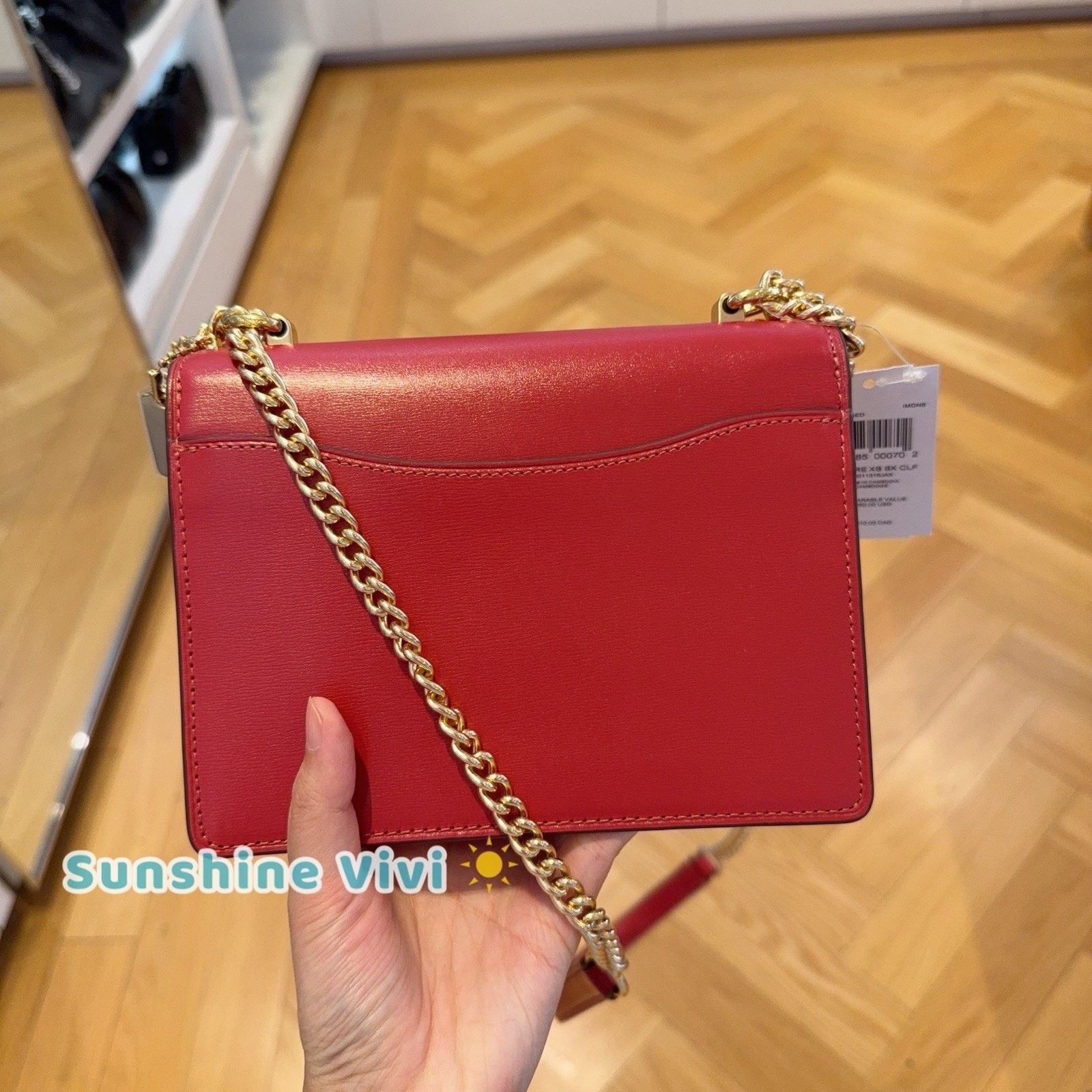 Coach NWT Coach Mini Klare Crossbody Bag CBI23 Leather True Red Size ONE SIZE - 4 Thumbnail