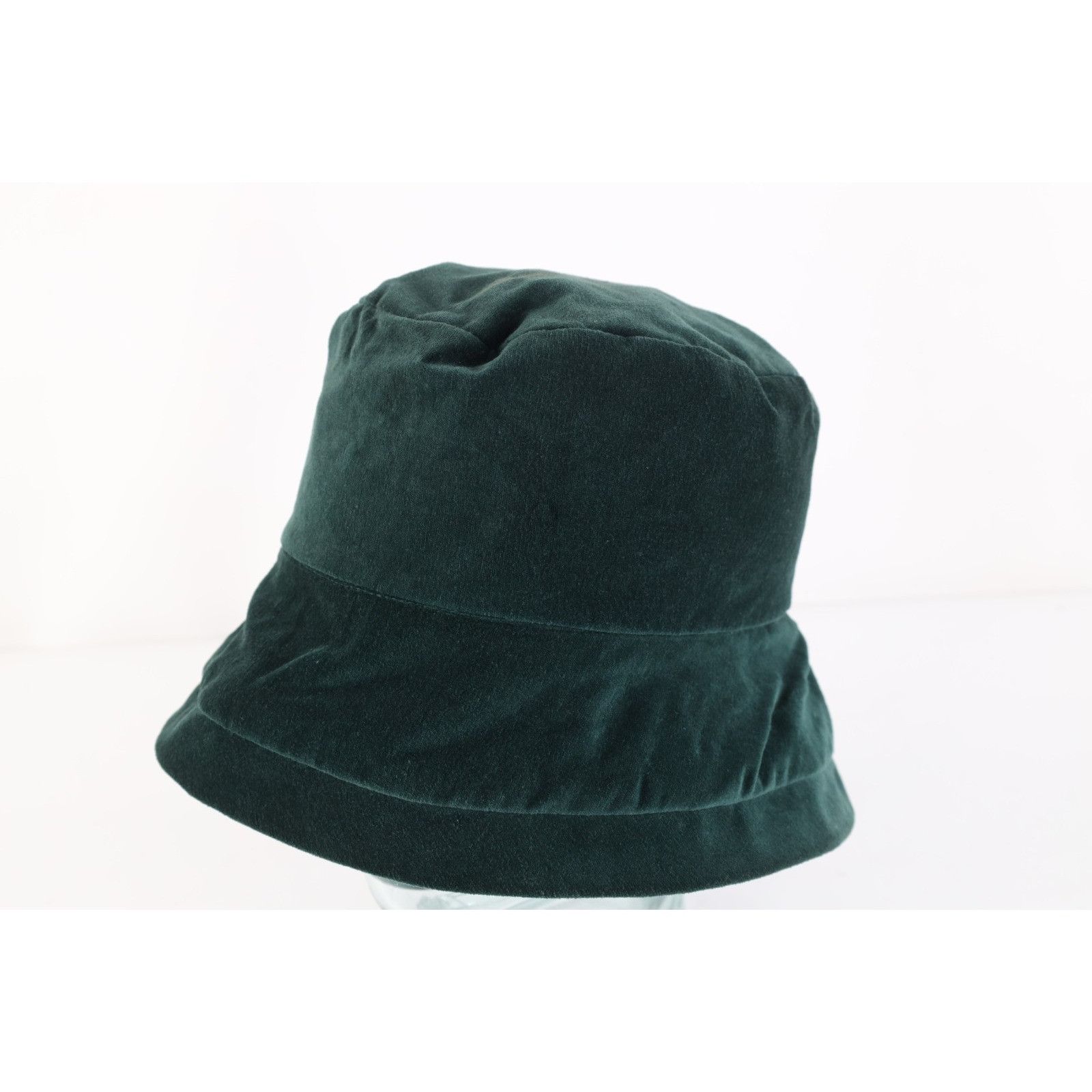 Vintage Vintage 90s Streetwear Blank Velvet Velour Bucket Hat Cap Size ONE SIZE - 1 Thumbnail