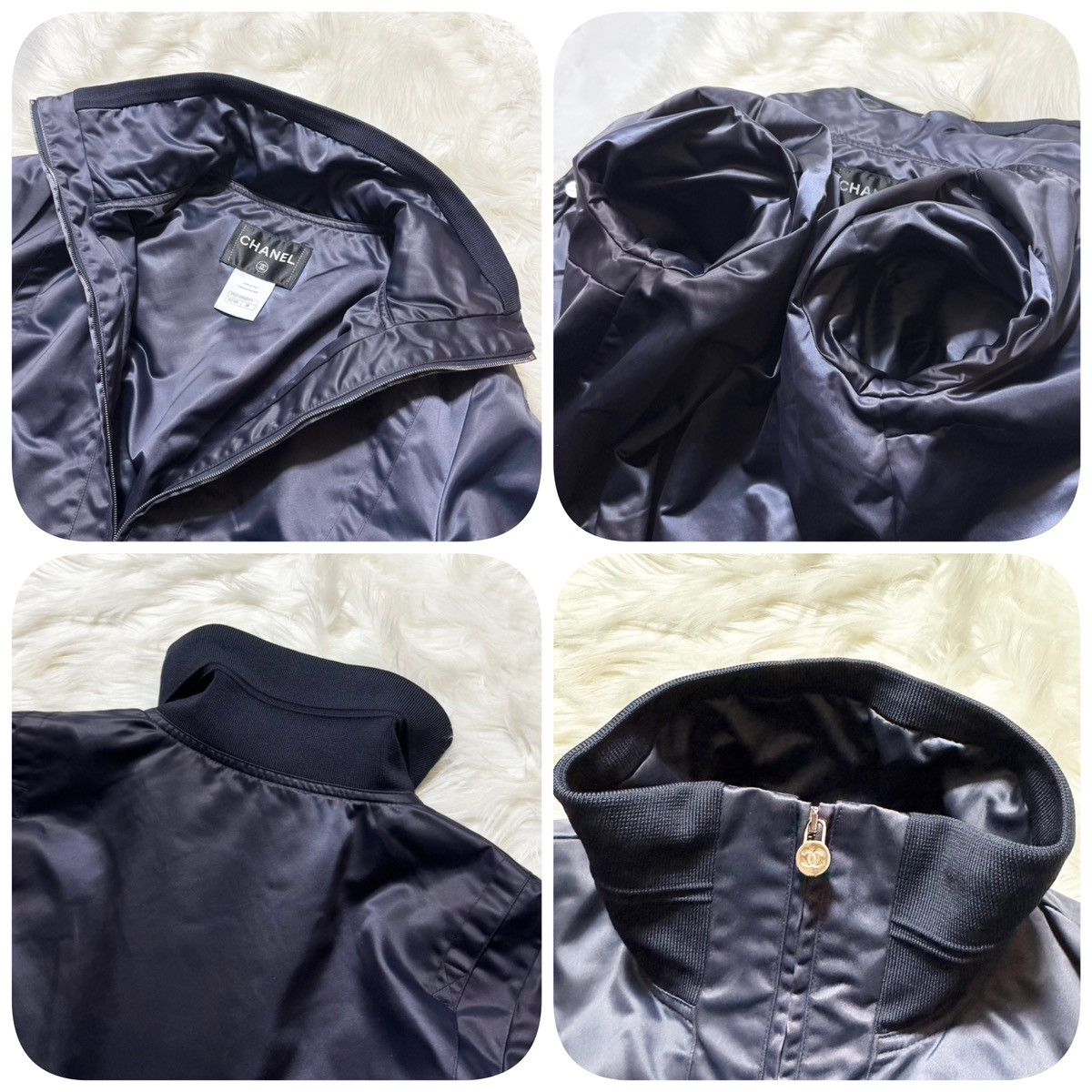 Chanel Recent Model Chanel Nylon Blouson Bomber Jacket Size XS / US 0-2 / IT 36-38 - 19 Thumbnail