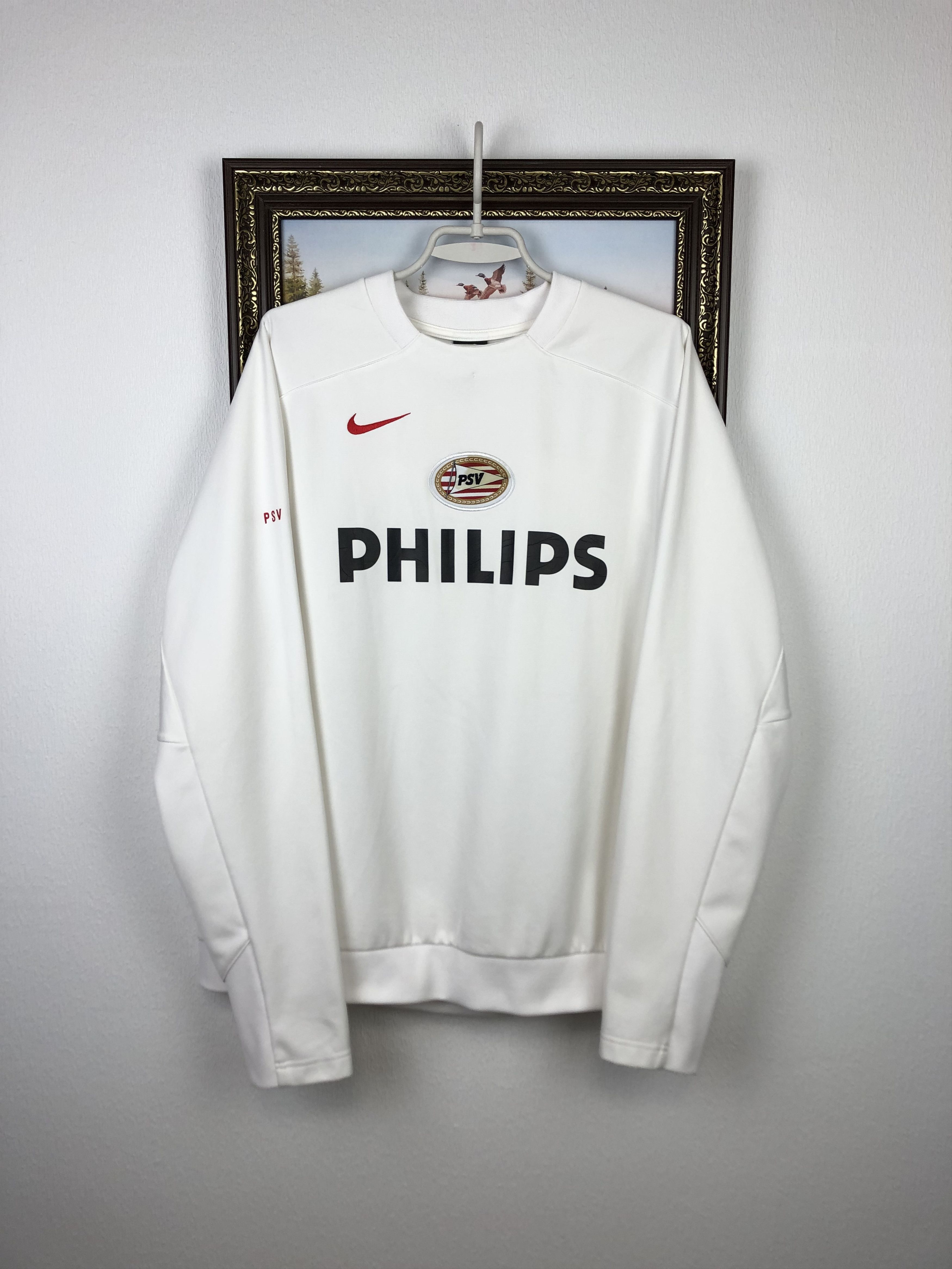 Nike Vintage Nike PSV Eindhoven Football Sweatshirt Soccer Size US XL / EU 56 / 4 - 1 Thumbnail