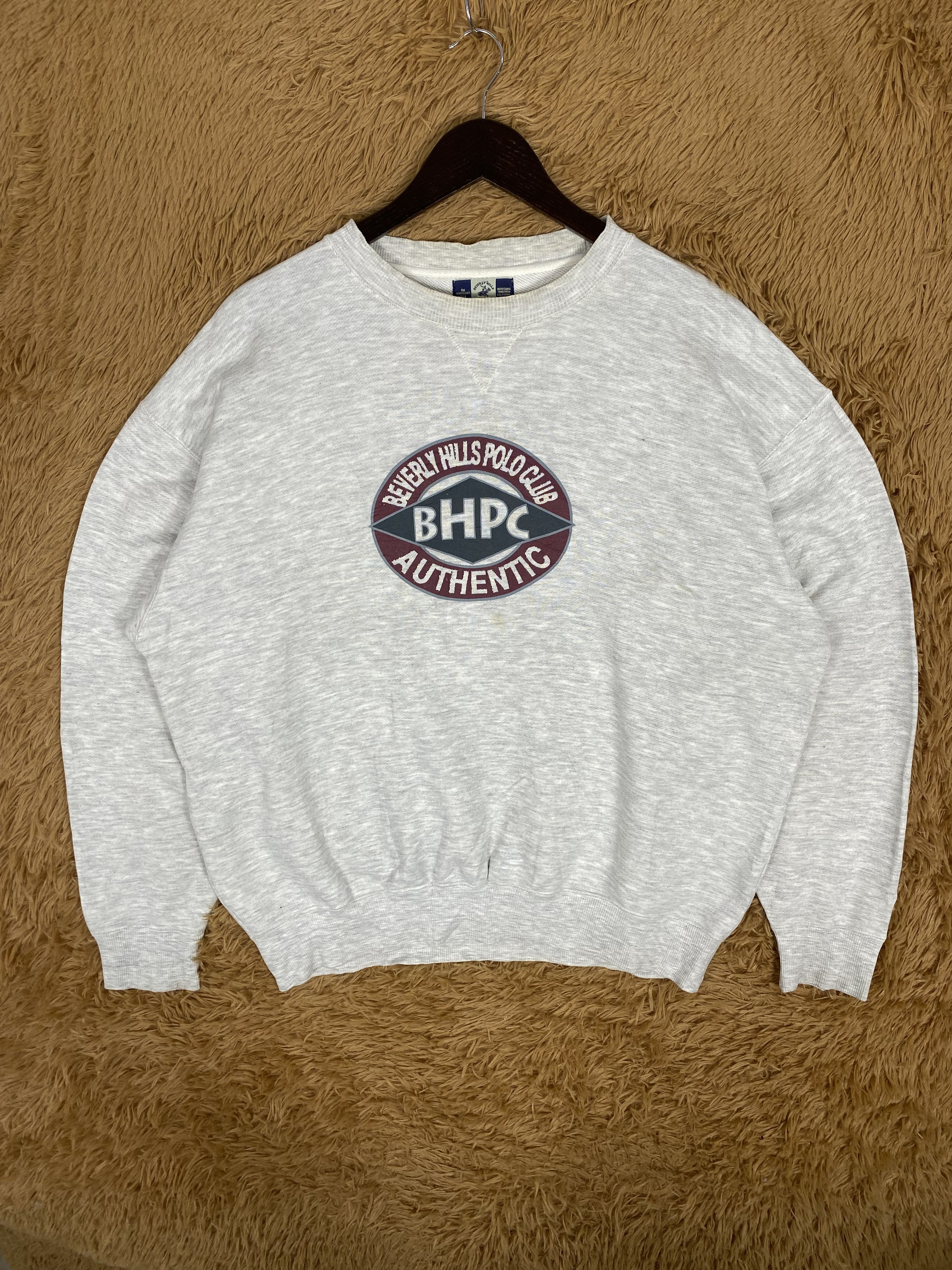 Beverly Hills Polo Club × Vintage Vintage Beverly Hills Polo Club Sweatshirts PS0132 Size US L / EU 52-54 / 3 - 1 Thumbnail
