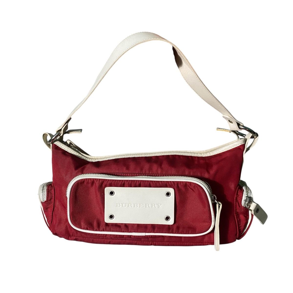 Burberry Burberry Red Shoulder Bag Size ONE SIZE - 1 Thumbnail