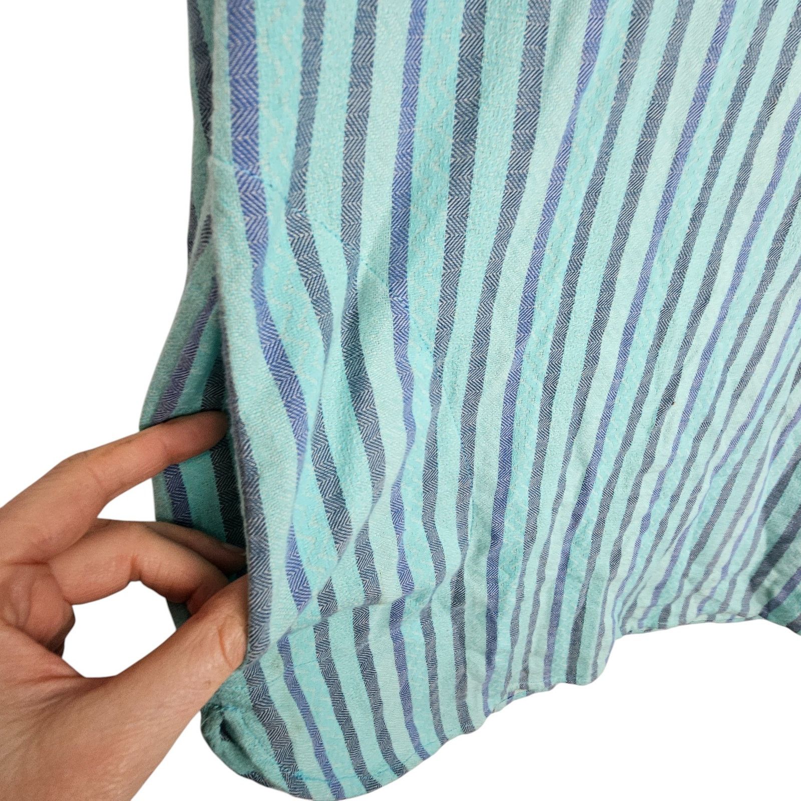 Soft Surroundings Soft Surroundings Tortola Beaded Tunic Sz L Striped Coastal Size L / US 10 / IT 46 - 5 Thumbnail