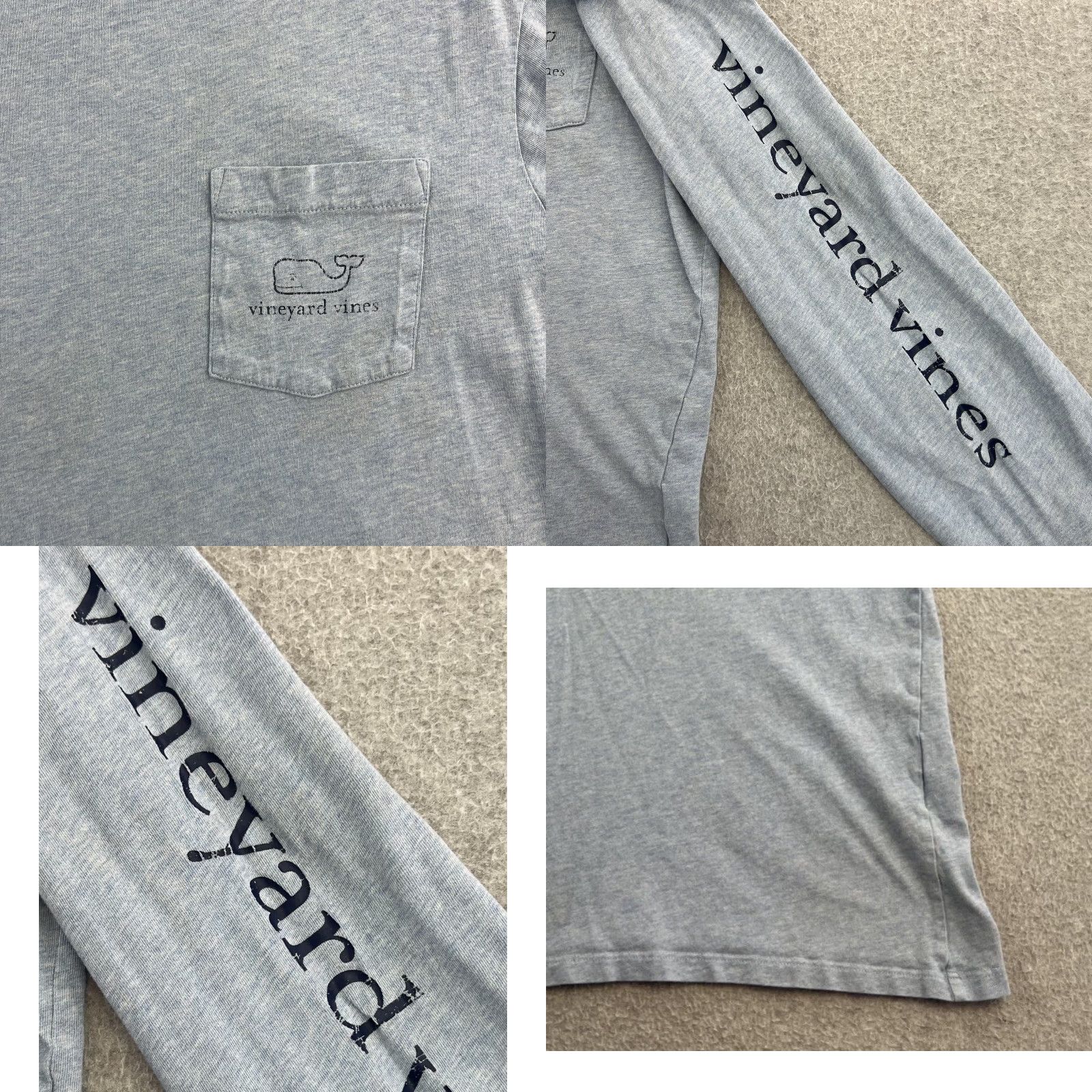 Vineyard Vines Vineyard Vines Shirt Mens Medium Blue Long Sleeve Pocket Whale Logo Spellout Size US M / EU 48-50 / 2 - 8 Thumbnail