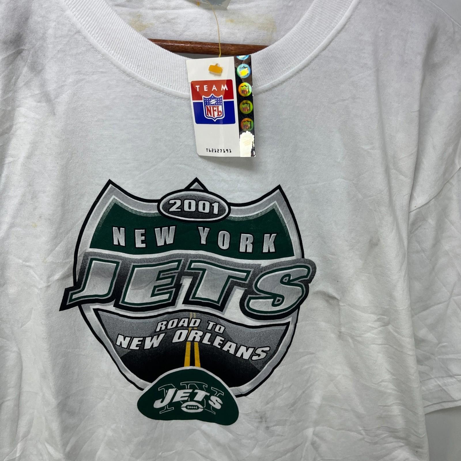 Other Vintage New York Jets 2001 Champions T-Shirt 2XL Size ONE SIZE - 3 Thumbnail