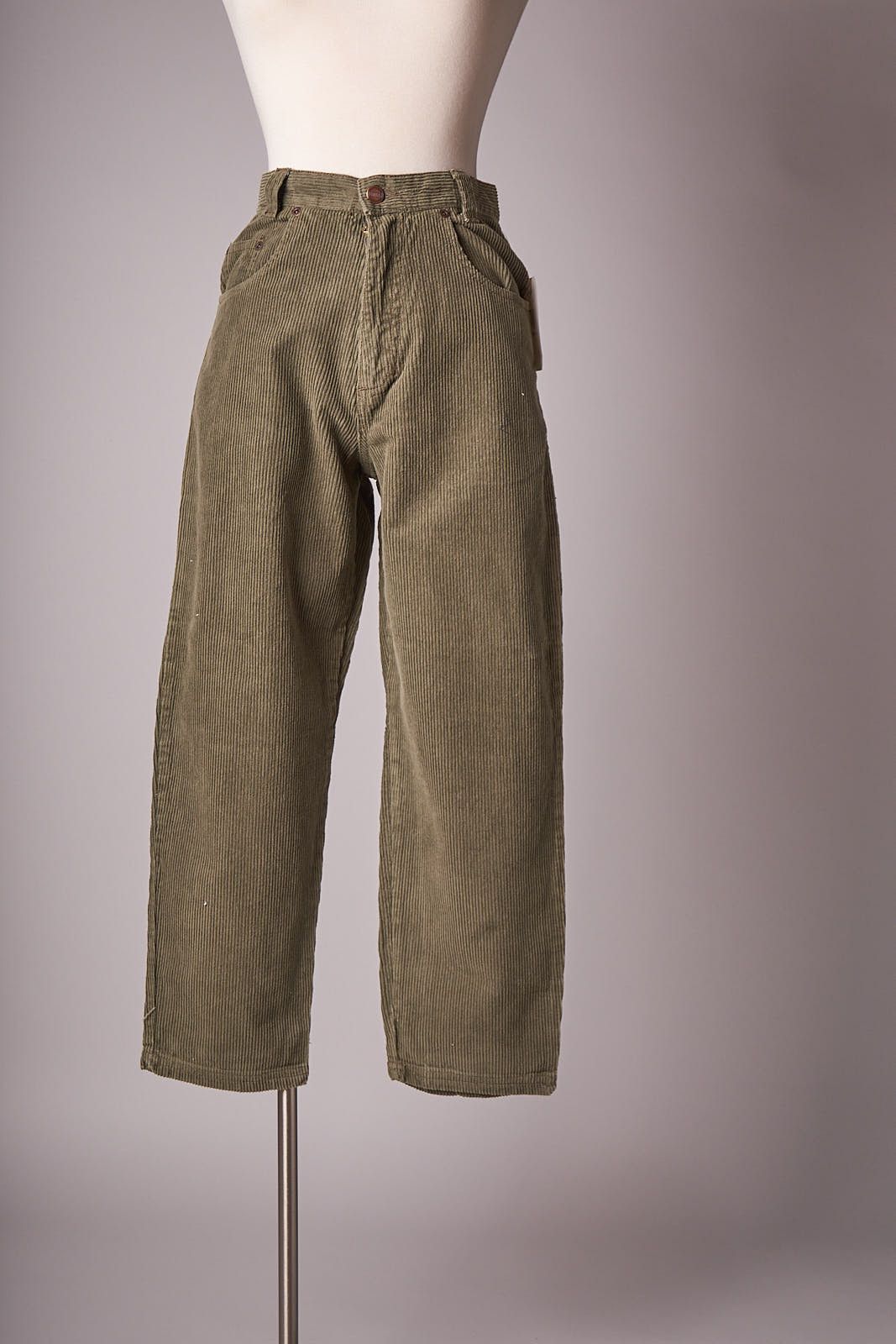 Gotcha 1990s Green Gotcha Corduroy Pants Size US 26 / EU 42 - 1 Thumbnail