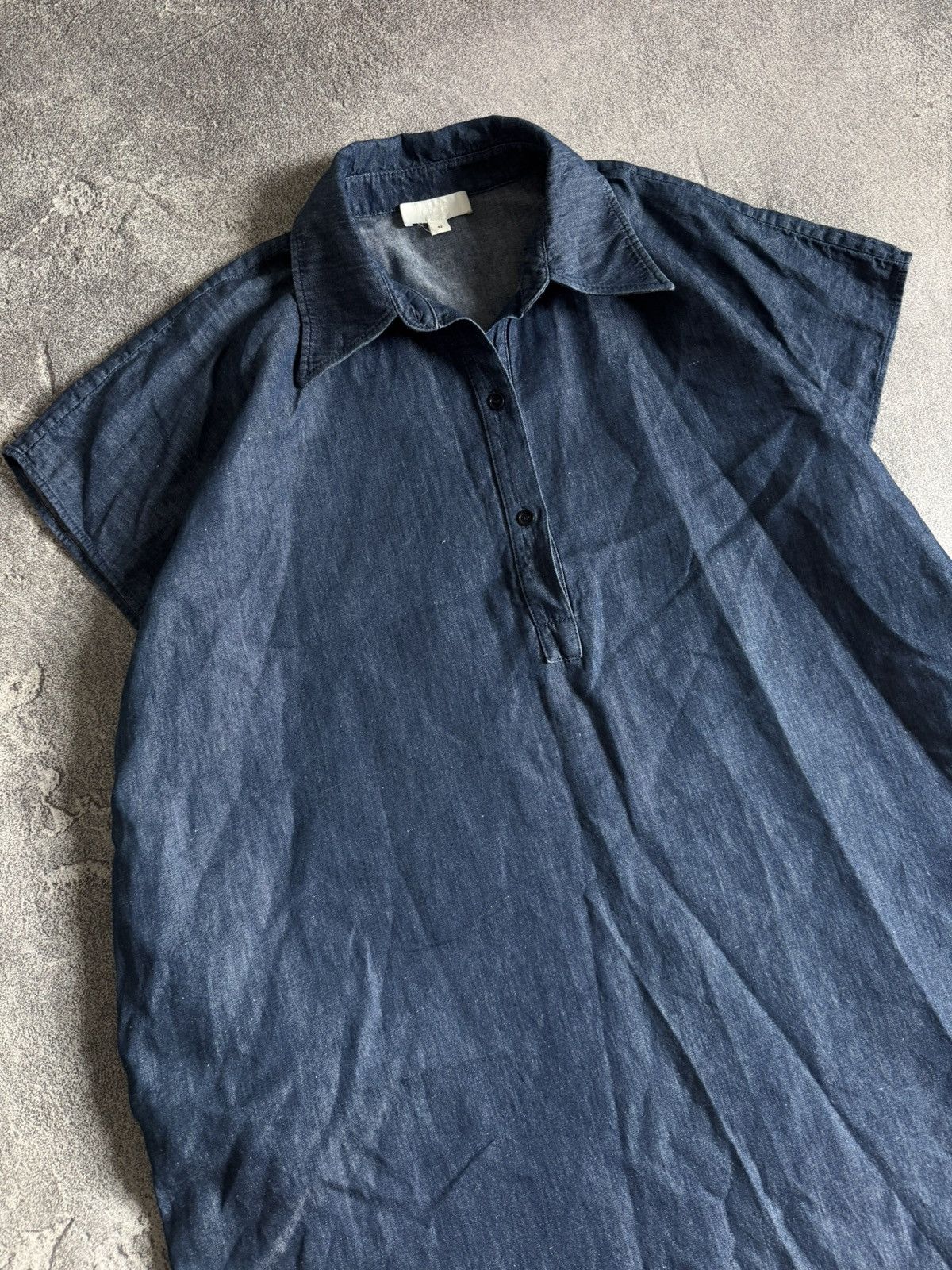 Cos COS 42size blue denim style relaxed oversized dress👗 maxi Size M / US 6-8 / IT 42-44 - 3 Thumbnail