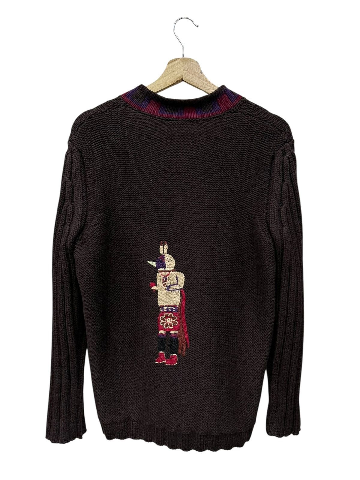 Trussardi 🔥Vintage TRUSSARDI Kachina Knit Sweater Italy Rare🔥 Size US M / EU 48-50 / 2 - 2 Thumbnail