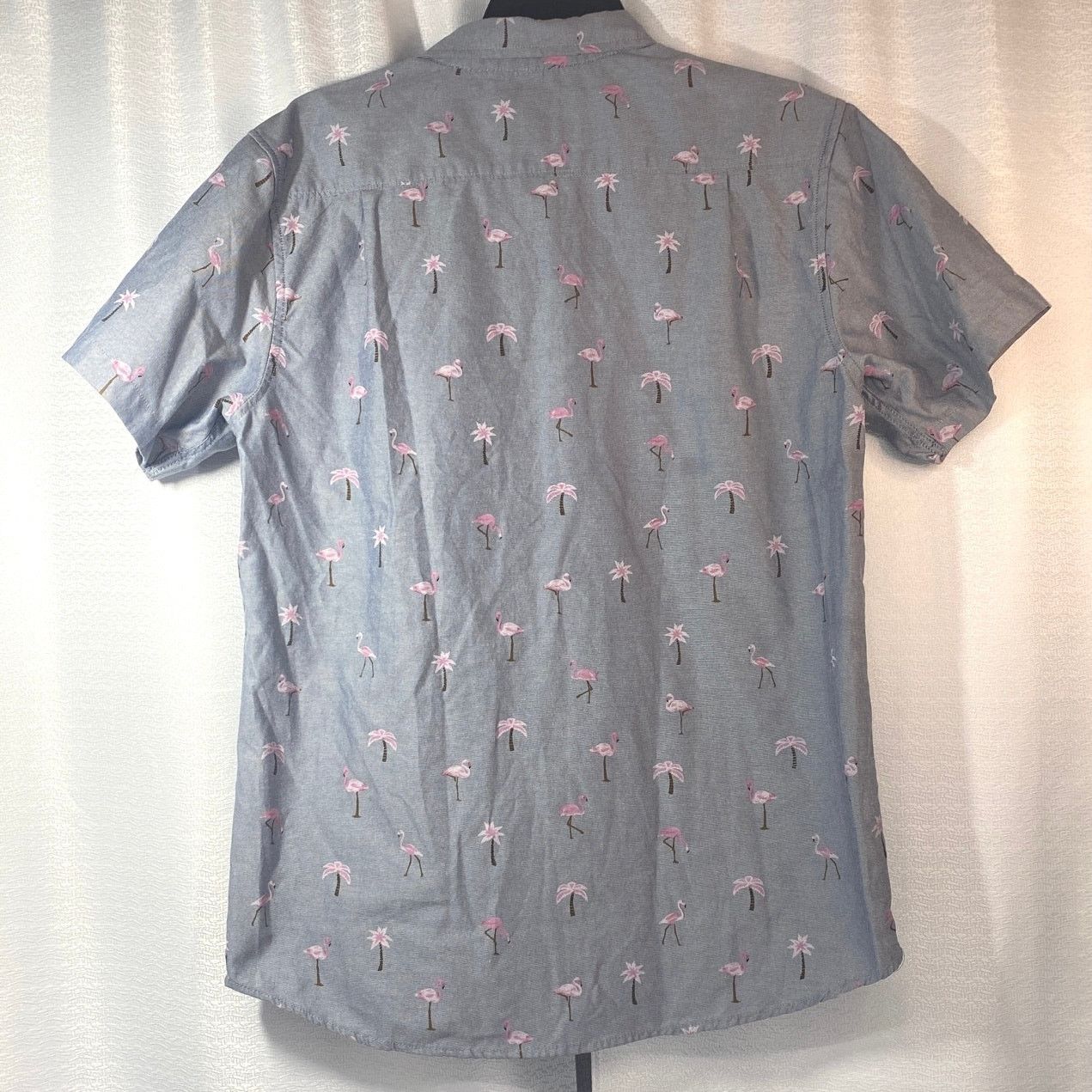 Free Planet Free Planet Blue Button-up Short Sleeve Shirt men sz L Size US L / EU 52-54 / 3 - 3 Thumbnail