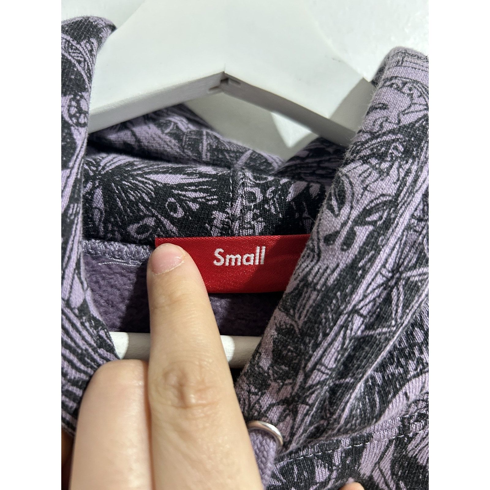 Supreme SUPREME LIBERTY DUSTY PURPLE HOODIE SIZE SMALL PREOWNED Size US S / EU 44-46 / 1 - 9 Thumbnail