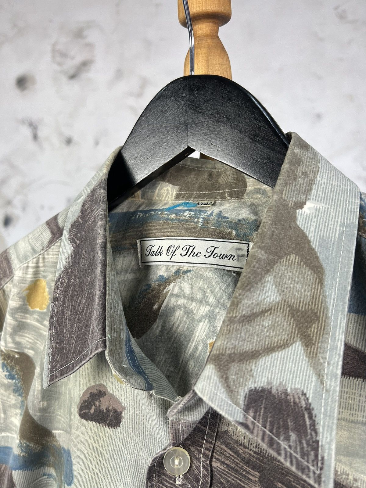 Vintage Vintage Full Print Button Art Shirt Size L - XL Size US XL / EU 56 / 4 - 4 Thumbnail
