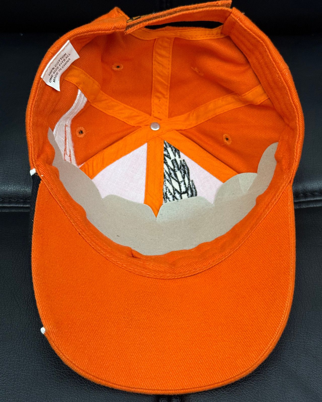 Vintage New - Vintage #20 Racing Orange Strap Back Cap Hat Size ONE SIZE - 10 Thumbnail