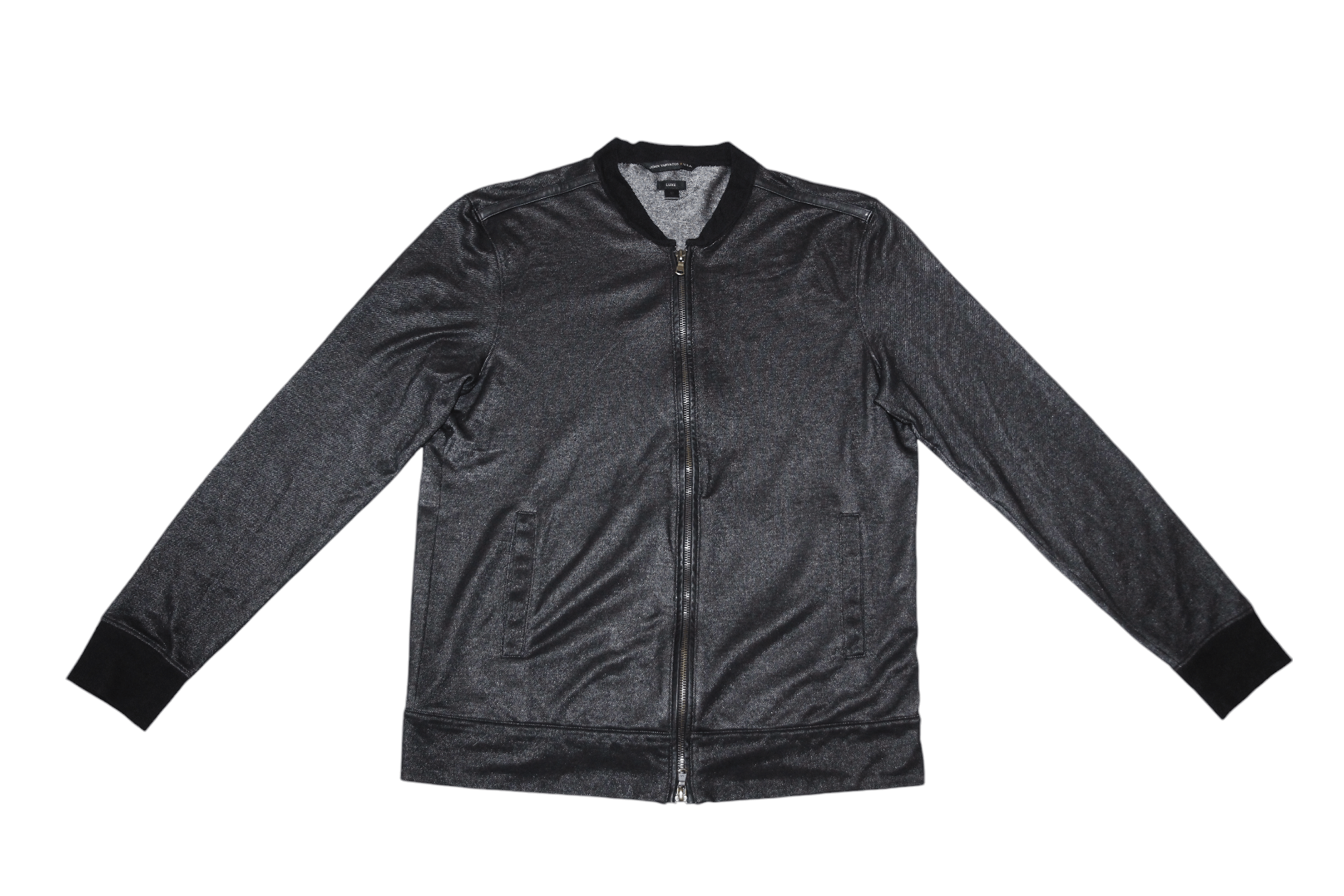 John Varvatos John Varvatos USA Luxe French Terry Full Zip Jacket Size US M / EU 48-50 / 2 - 4 Thumbnail