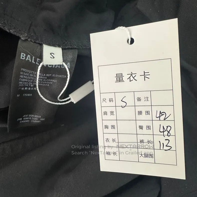 Balenciaga Balenciaga size S Casual cargo multi-pocket pants, men's, Size US 27 - 4 Thumbnail