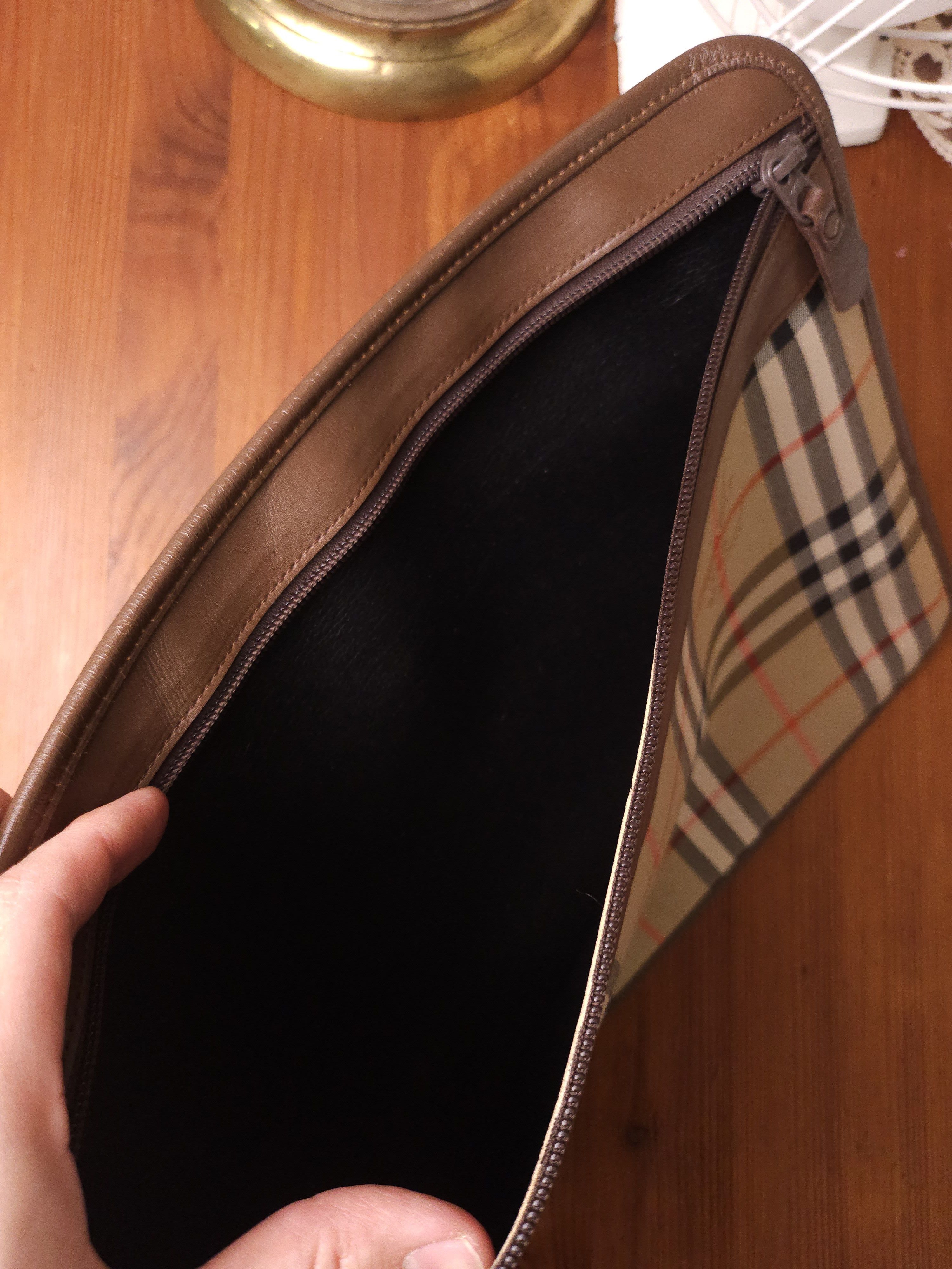 Burberry Burberry Nova Check Laptop Pouch Size ONE SIZE - 10 Thumbnail
