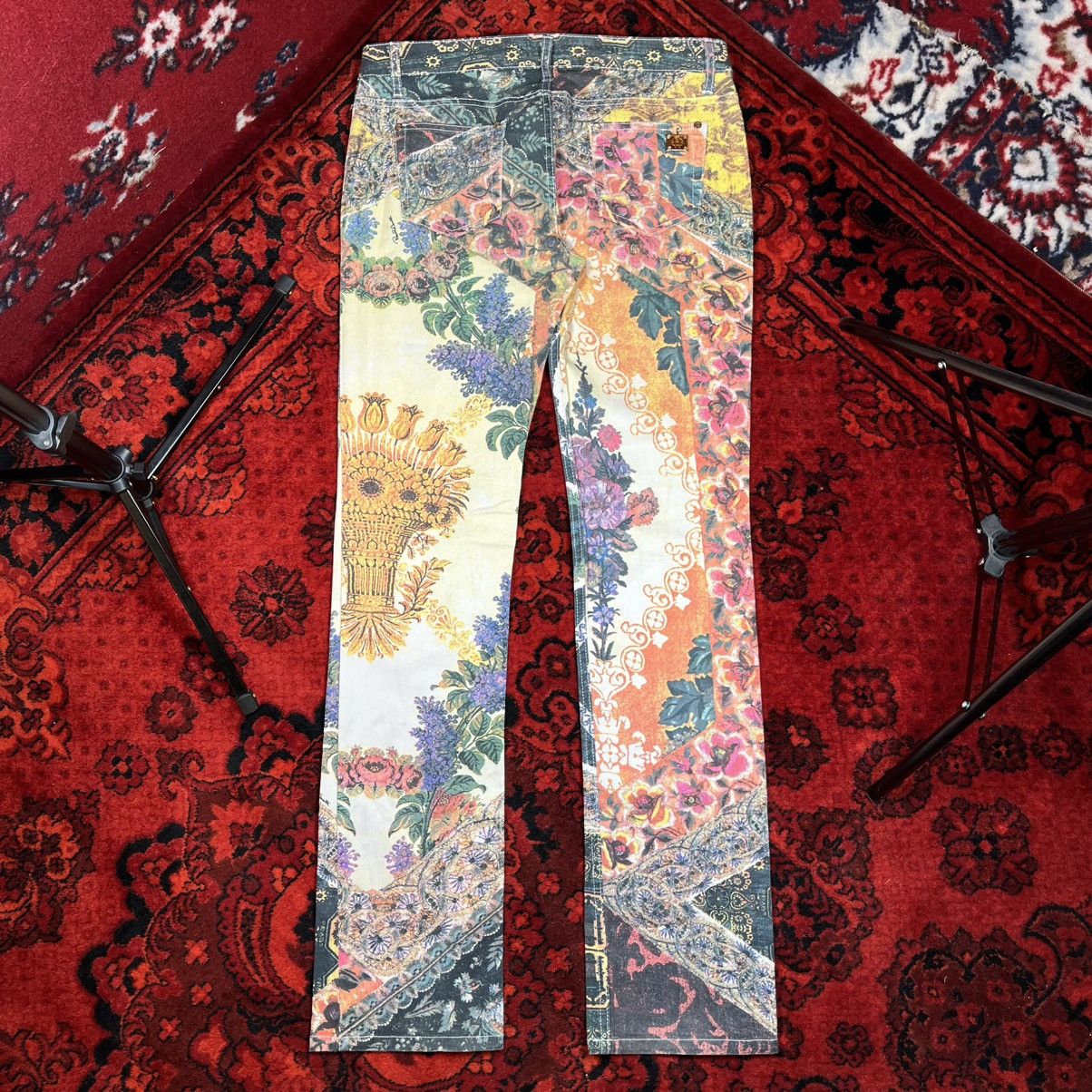 Roberto Cavalli Roberto Cavalli 2003 Printed Jacket & Jeans Set Patchwork Size 25" / US 0 / IT 36 - 13 Thumbnail