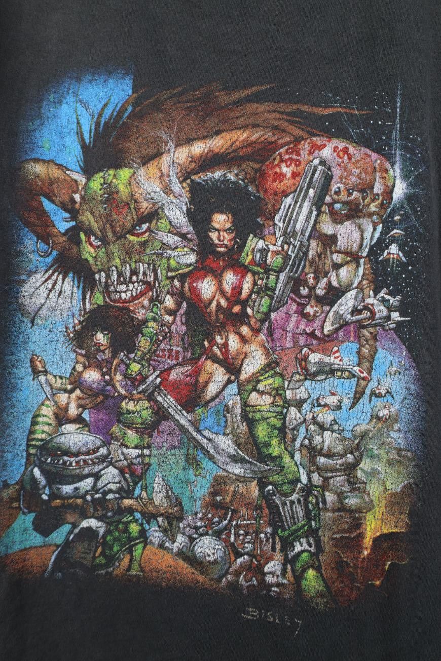 Vintage Vintage 90s Winterland Metal 2000 Movie Comic T-Shirt Black Size US XL / EU 56 / 4 - 4 Thumbnail