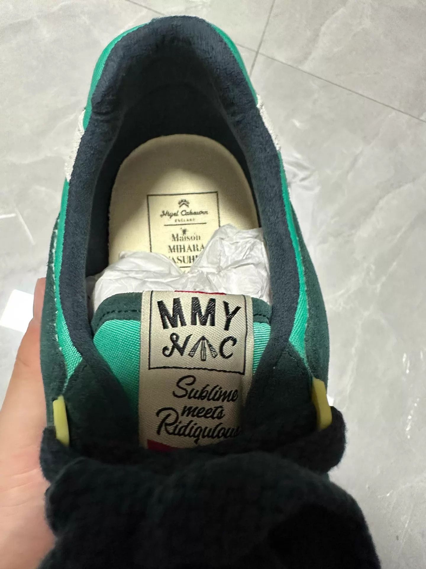 Nigel Cabourn Nigel Cabourn x Mihara Yasuhiro Melting Sneaker Green 43 Size US 10 / EU 43 - 5 Thumbnail