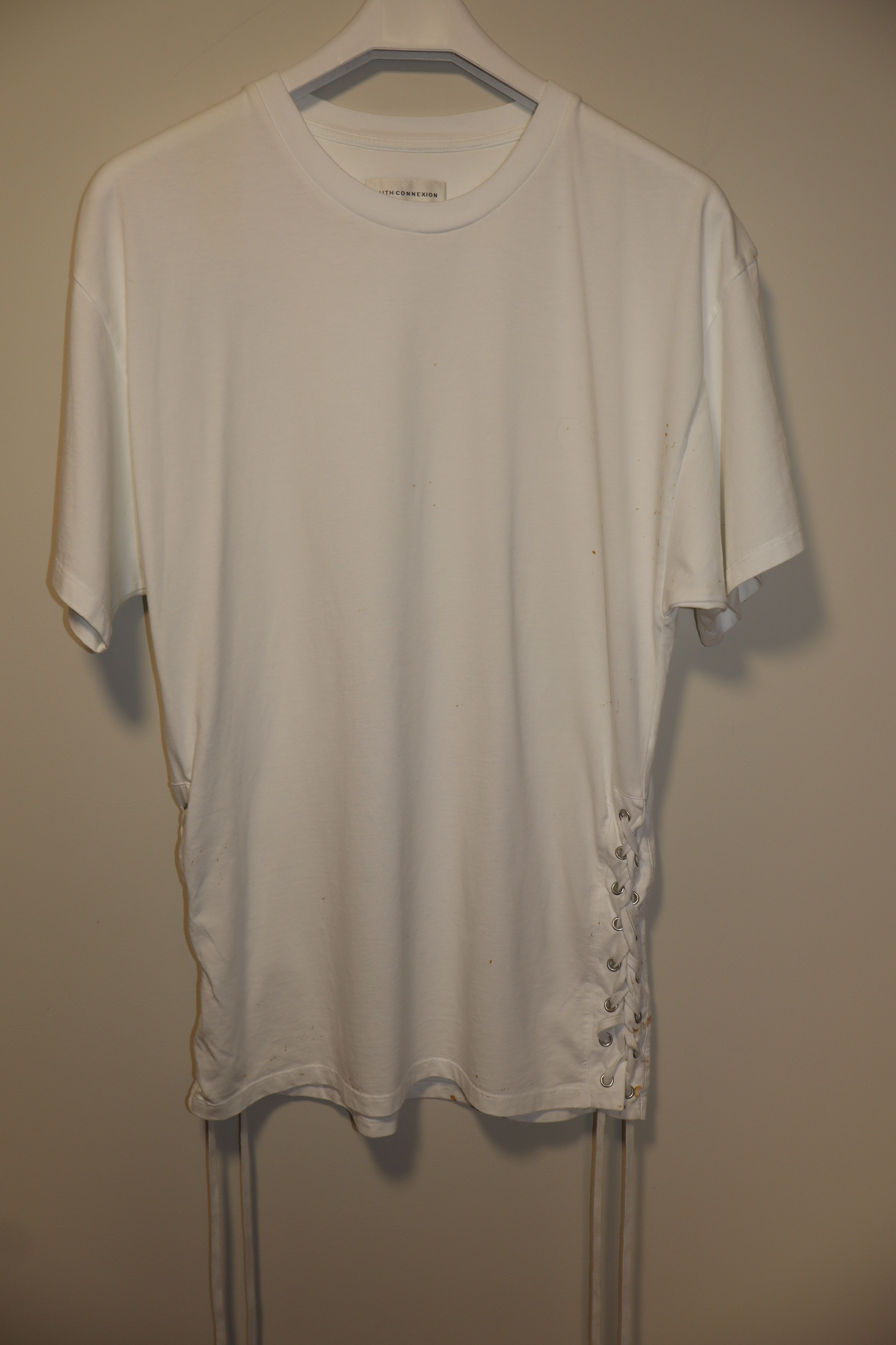 Faith Connexion Oversized distressed laces t-shirt Size US S / EU 44-46 / 1 - 3 Thumbnail