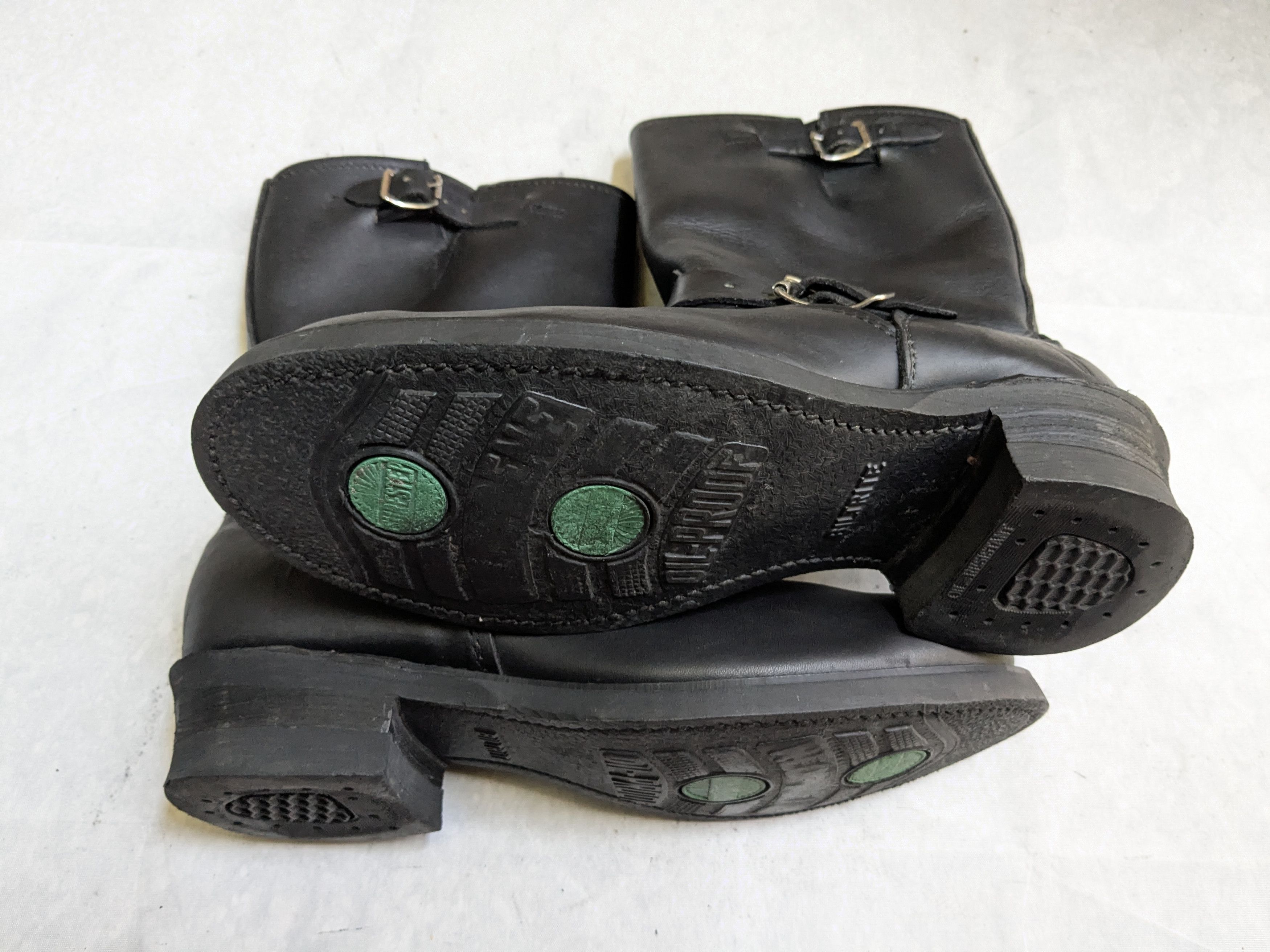 Frye Frye Engineer Boots Black Leather 9.5 Motorcycle Biker Size US 9.5 / EU 42-43 - 13 Thumbnail